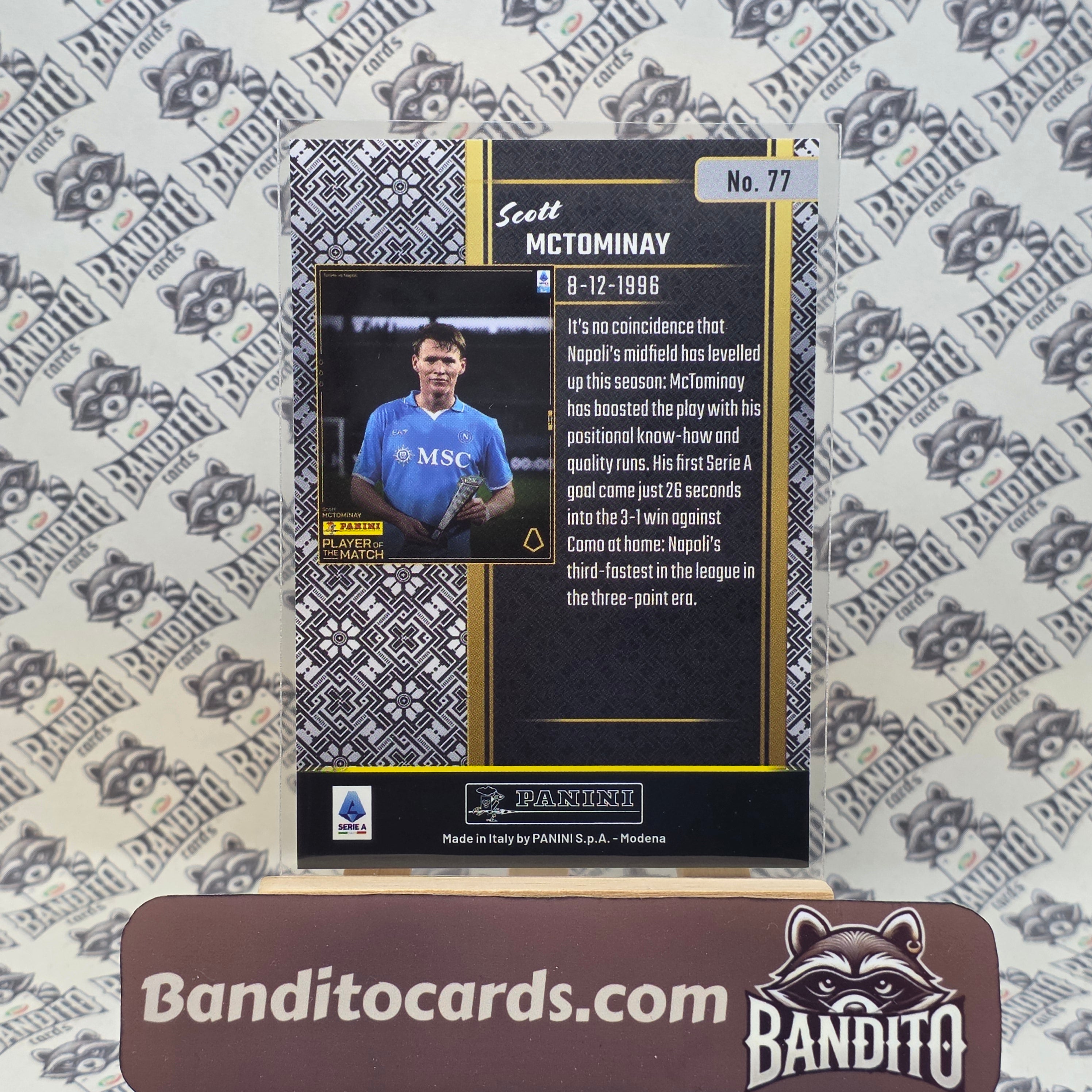 2024-25 Panini Serie A Player of the Match Scott McTominay / 30 - Napoli