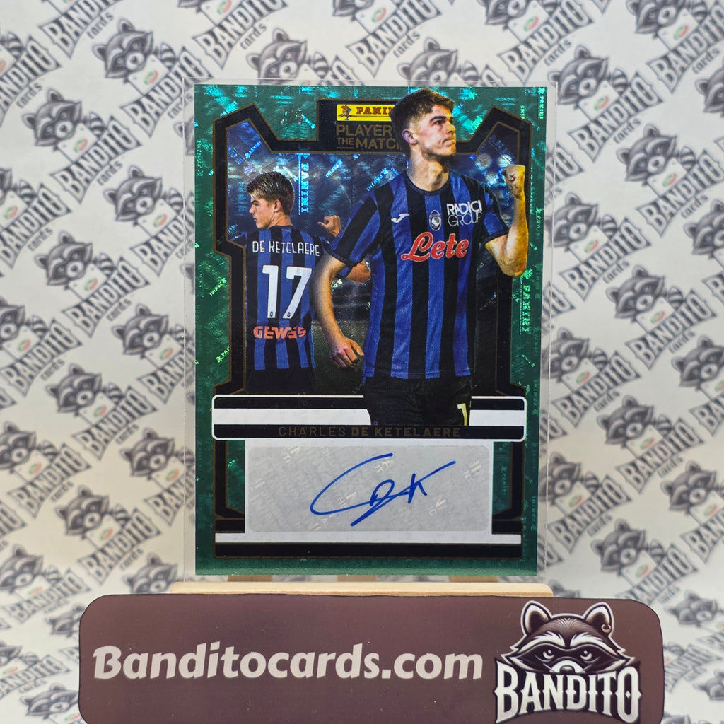 2024-25 Panini Serie A Player of the Match Charles De Ketelaere auto /5 - Atalanta