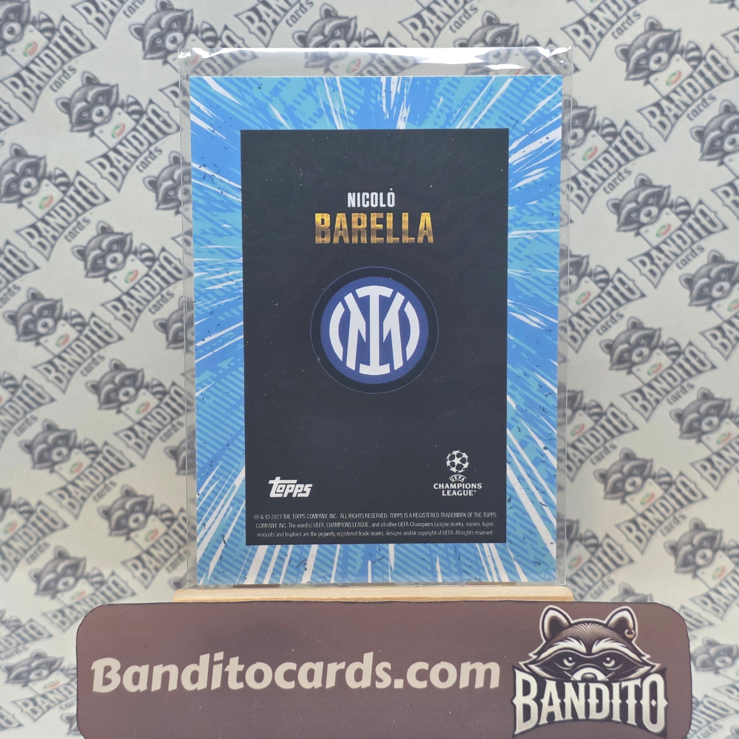 2023-24 Topps Gold X Whip Nicolo Barella /49 - Inter