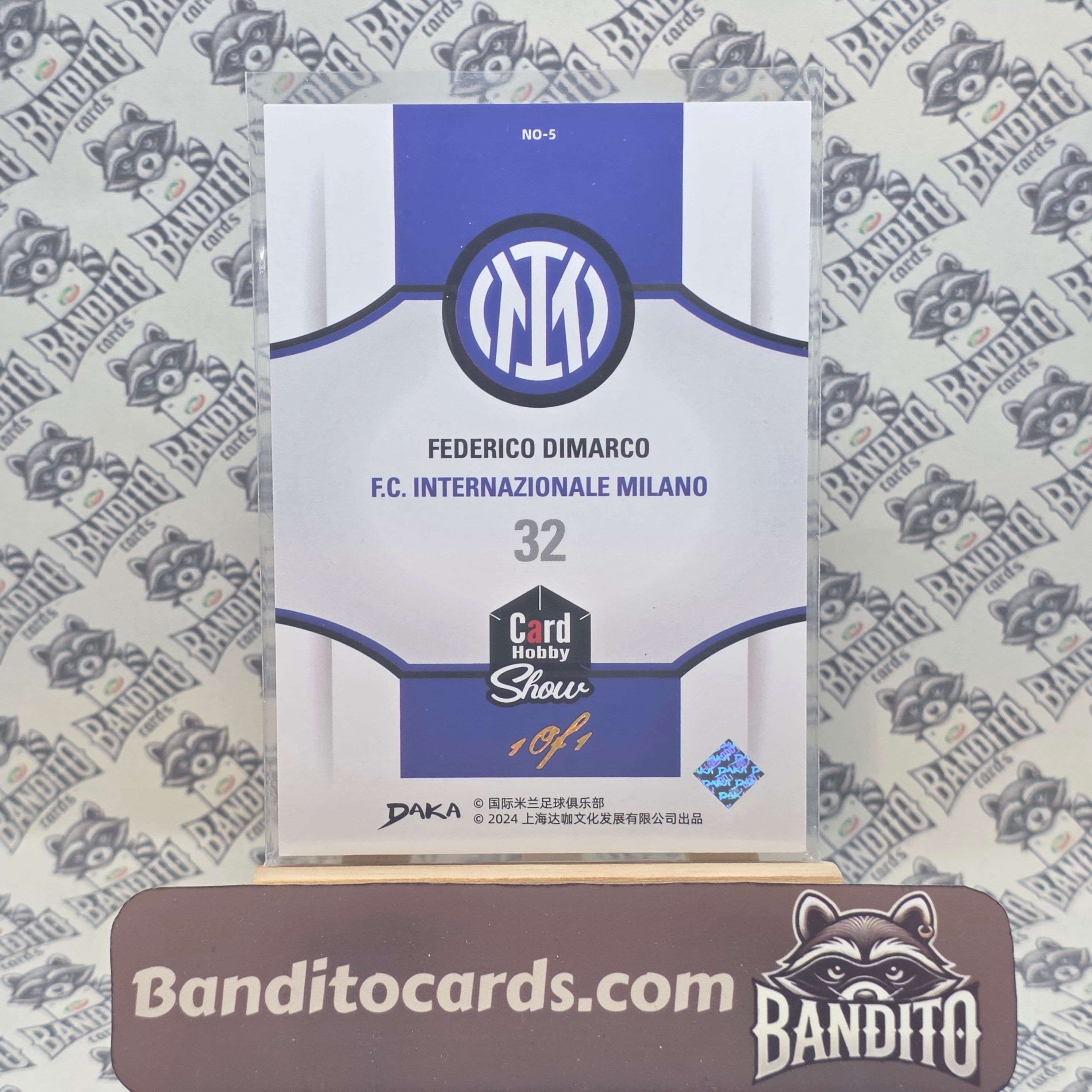 2023-24 Daka Card Hobby Show Federico Dimarco 1/1 - Inter