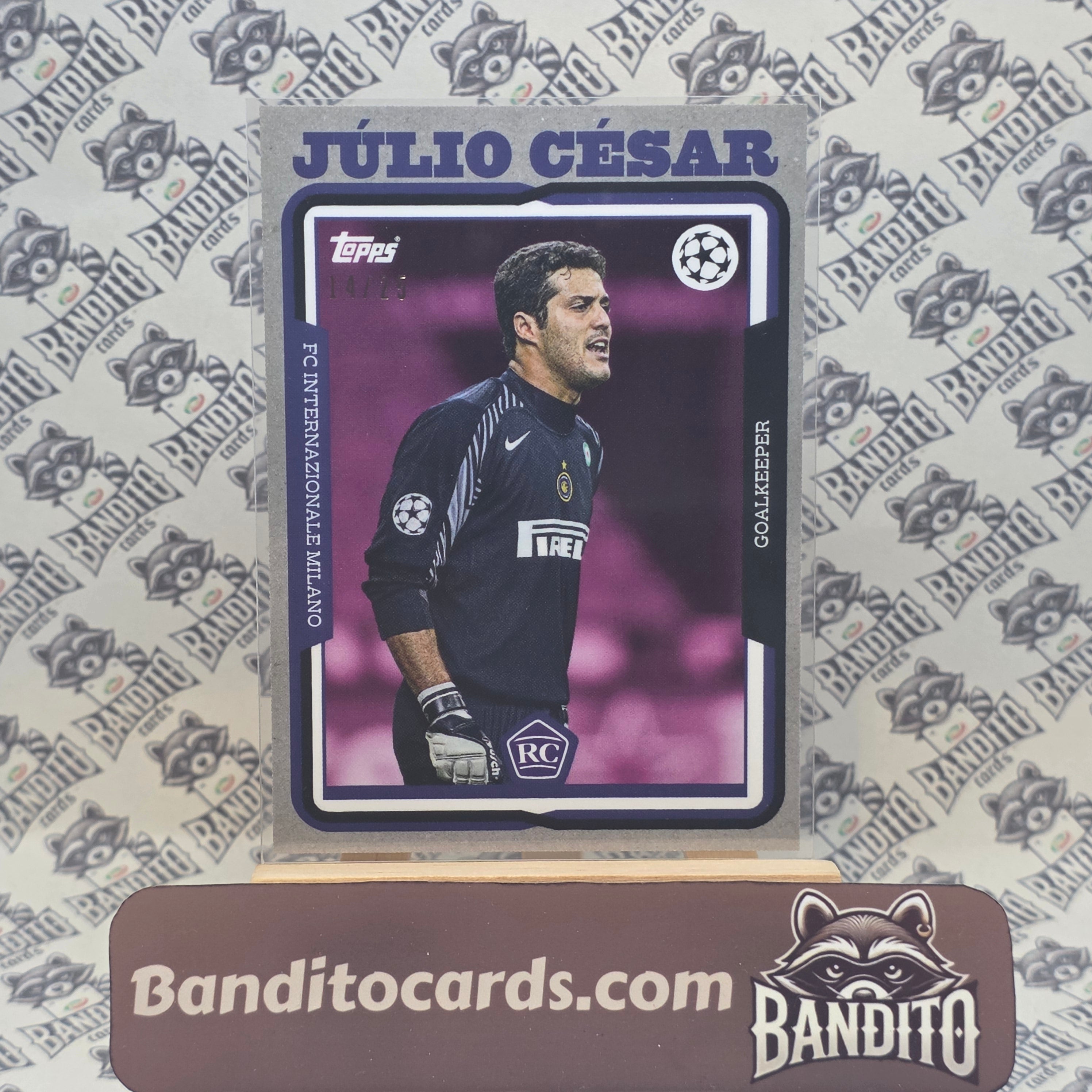 2022-23 Topps Lost Rookies Julio Cesar /25 - Inter