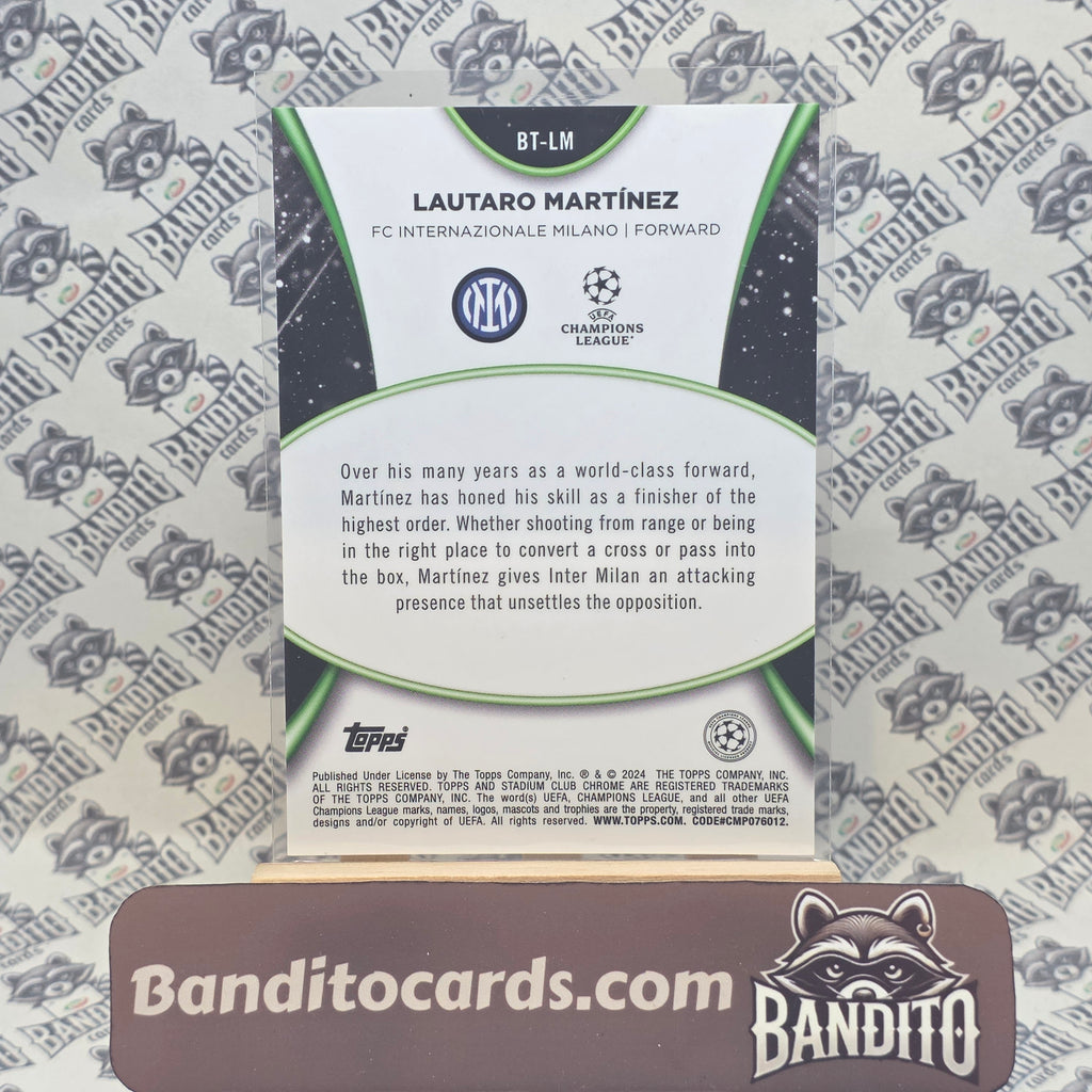 2024-25 Topps Stadium Club Chrome Lautaro Martinez Beam Team - Inter