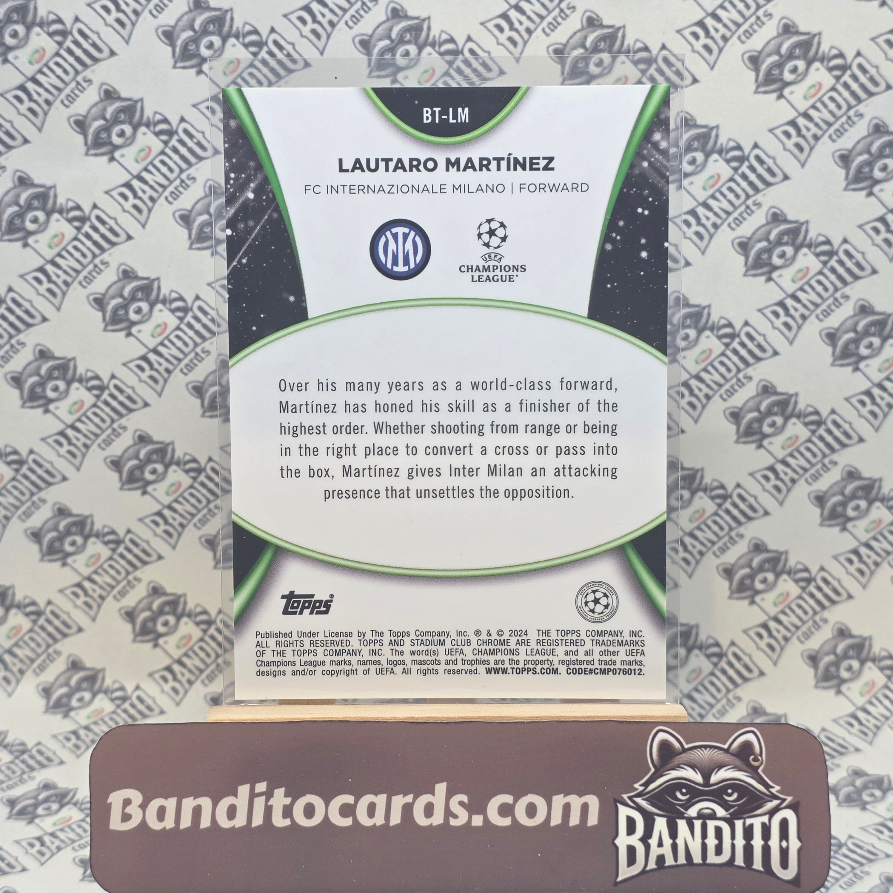 2024-25 Topps Stadium Club Chrome Lautaro Martinez Beam Team - Inter