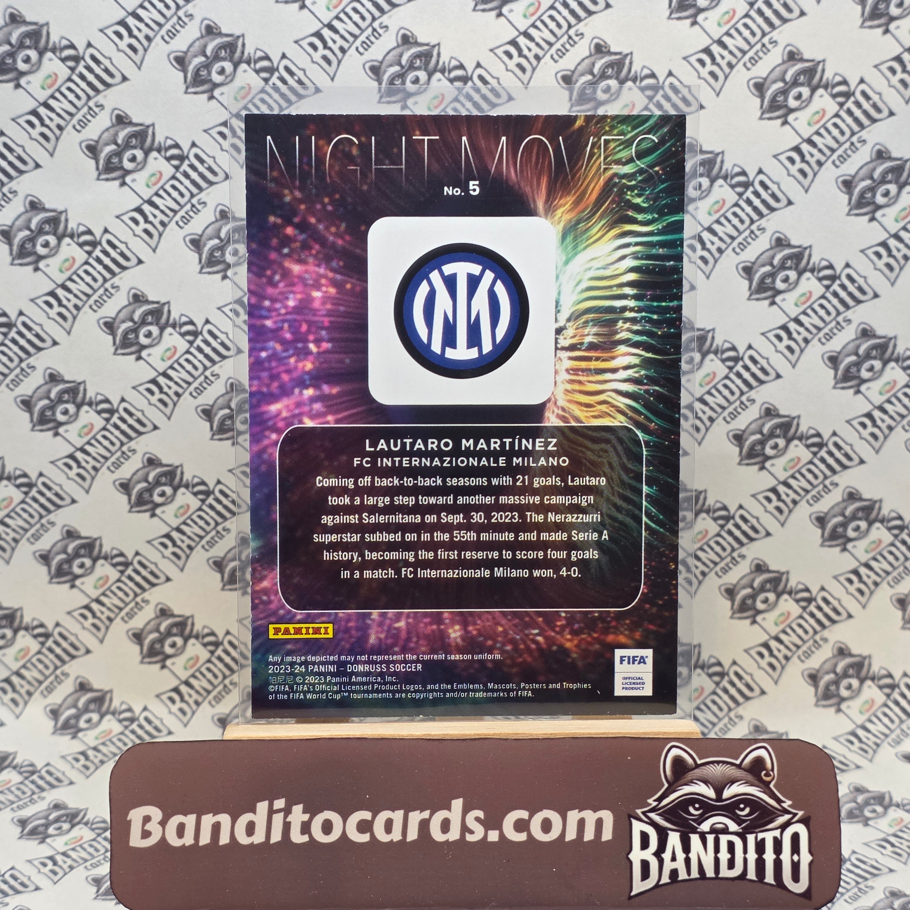 2023-24 Panini Donruss Lautaro Martinez Night Moves - Inter