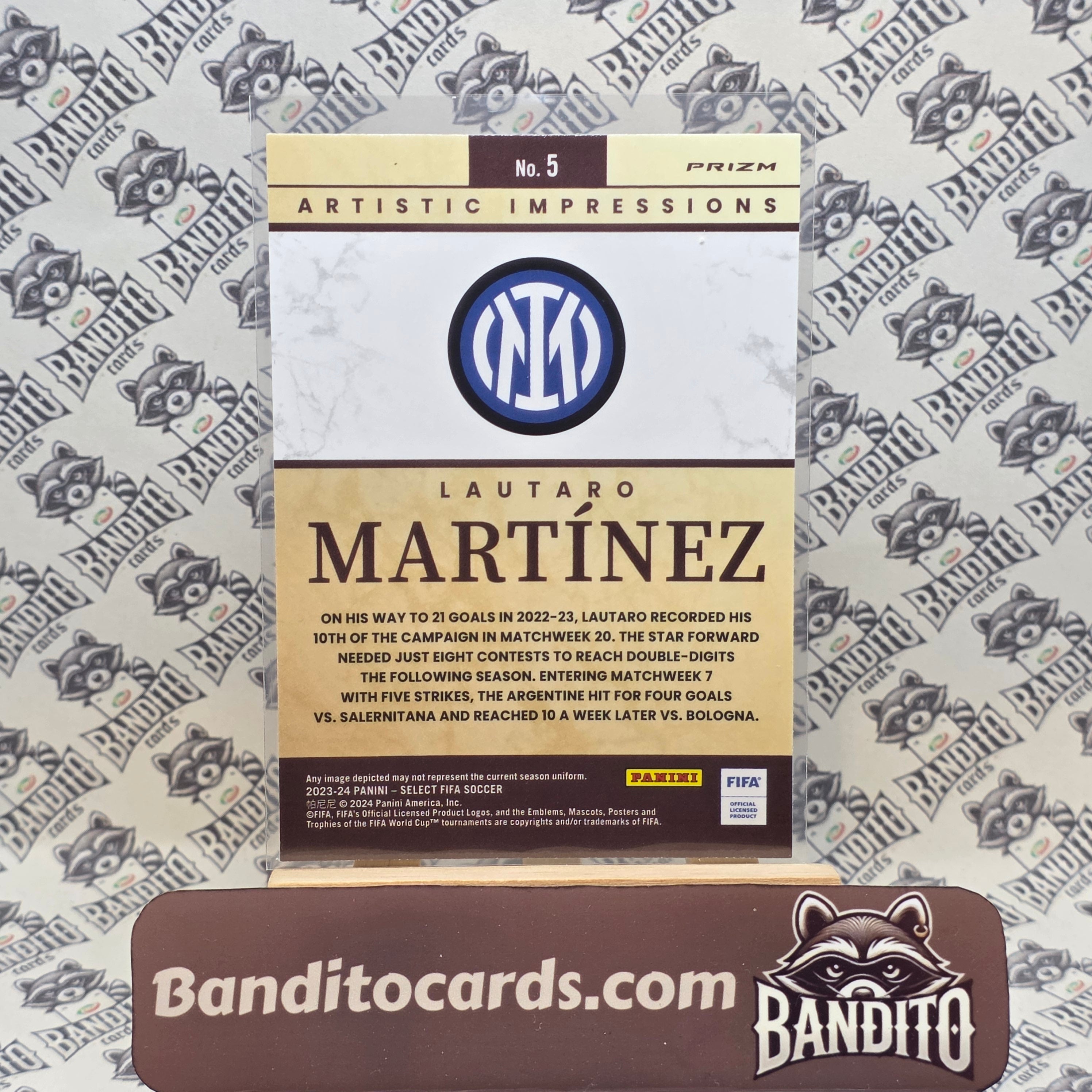 2023-24 Panini Select Lautaro Martinez Artistic Impressions - Case Hit - Inter