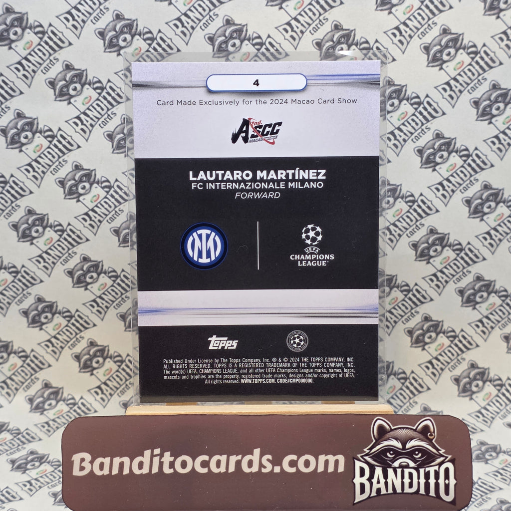 2024 Topps Ascc Show Lautaro Martinez /25 - Inter