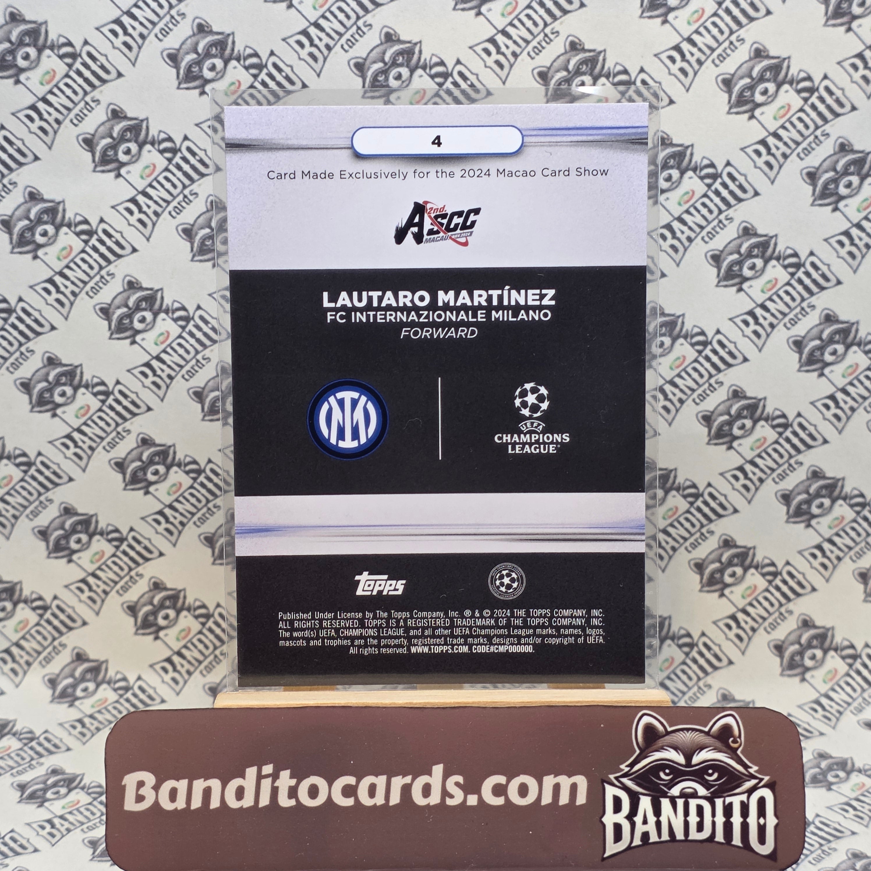 2024 Topps Ascc Show Lautaro Martinez /25 - Inter