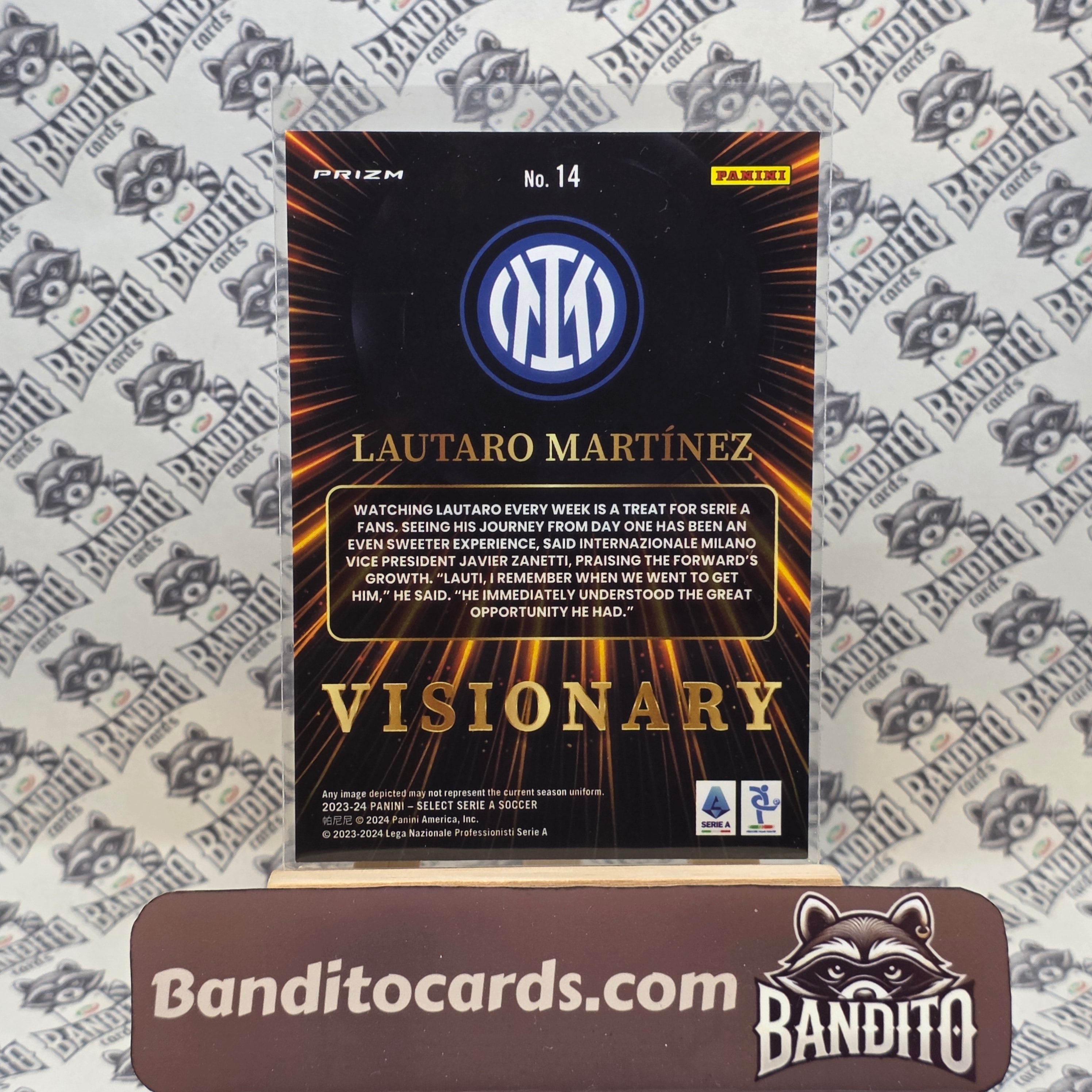 2023-24 Panini Select Lautaro Martinez visionary - Case Hit - Inter