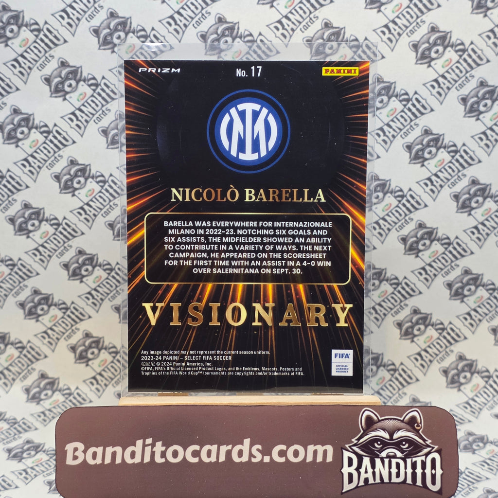 2023-24 Panini Select Nicolo Barella Visionary - Inter