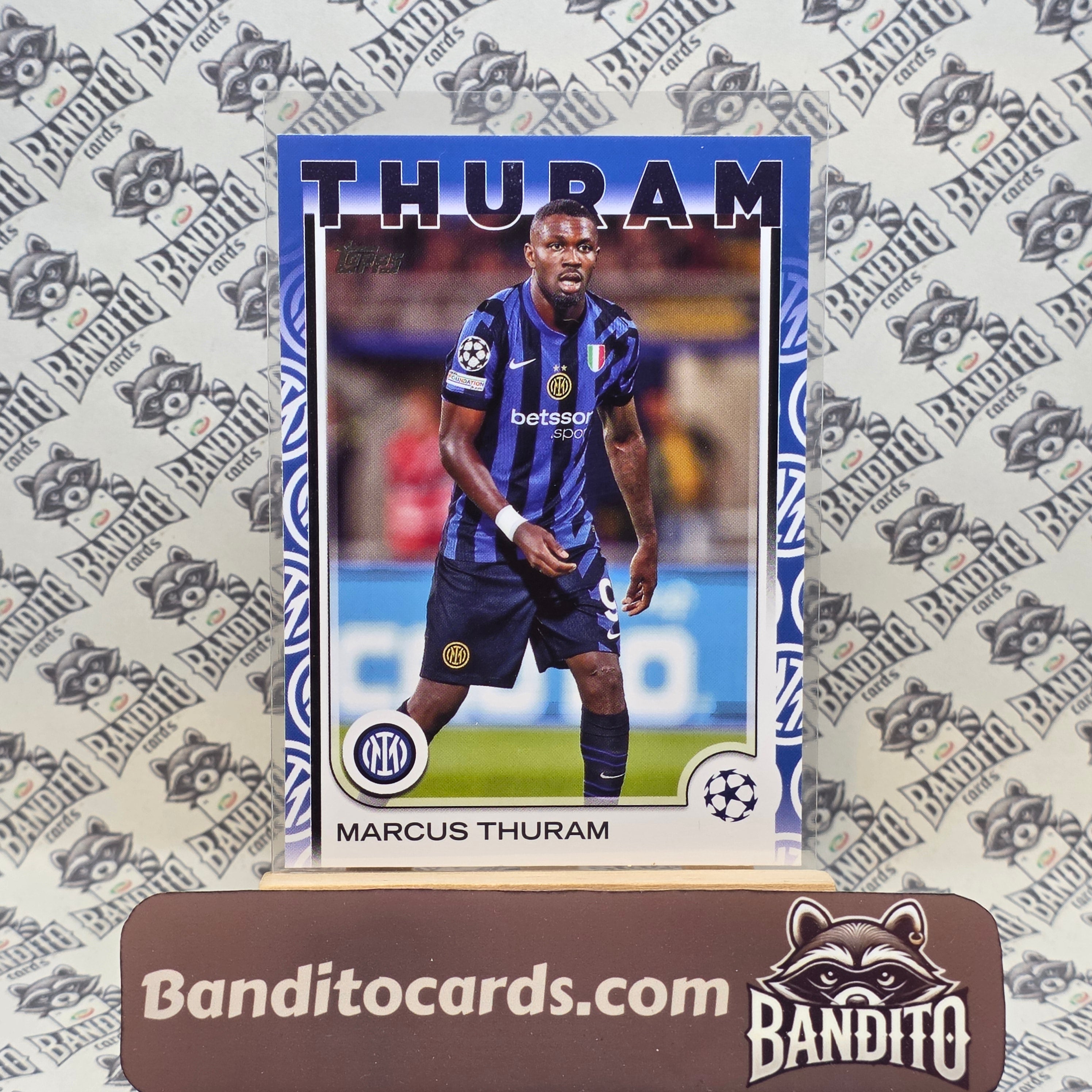 2024-25 Topps UCC Flagship Marcus Thuram Team Logo Border - Inter