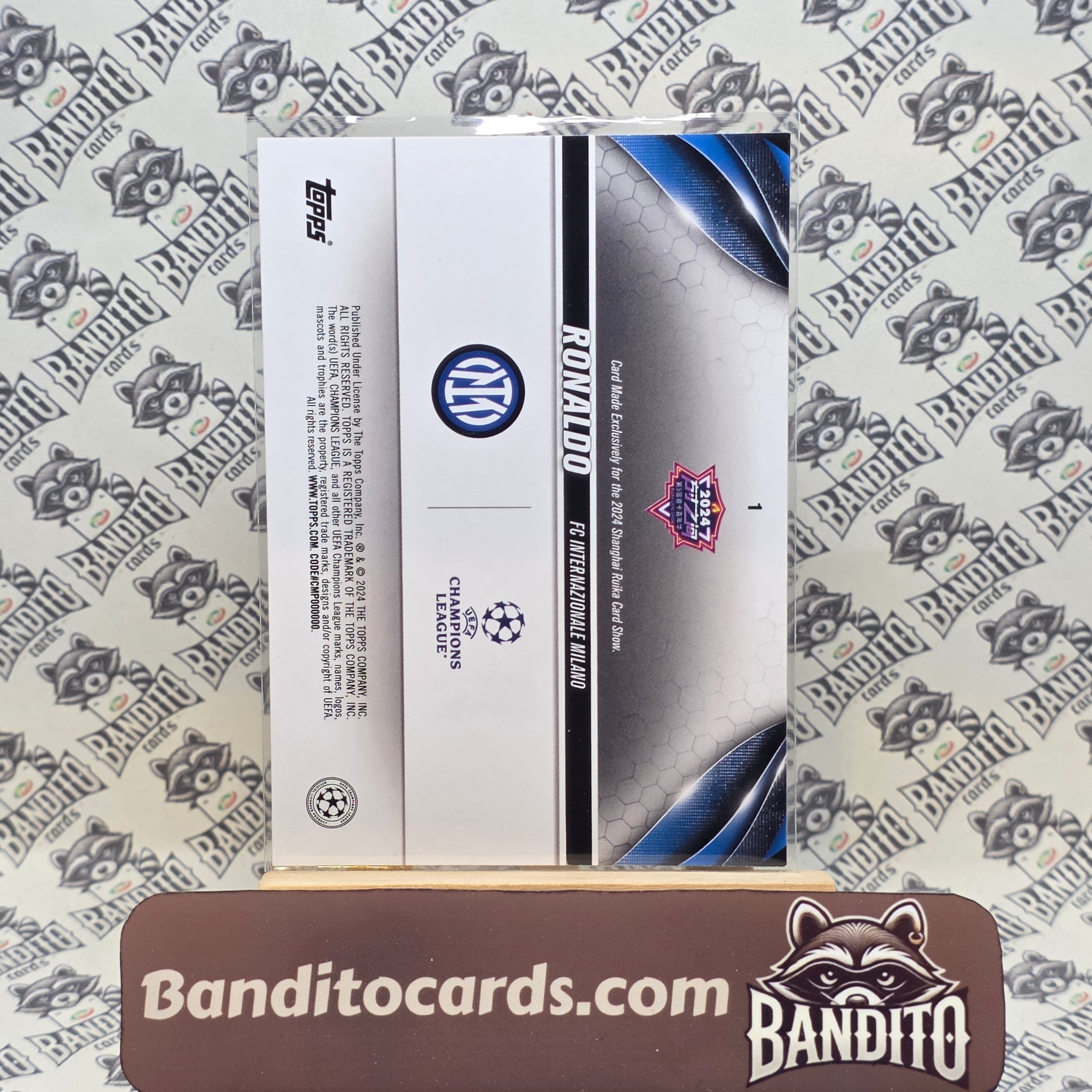 2024 Topps Card Show Ronaldo - Inter