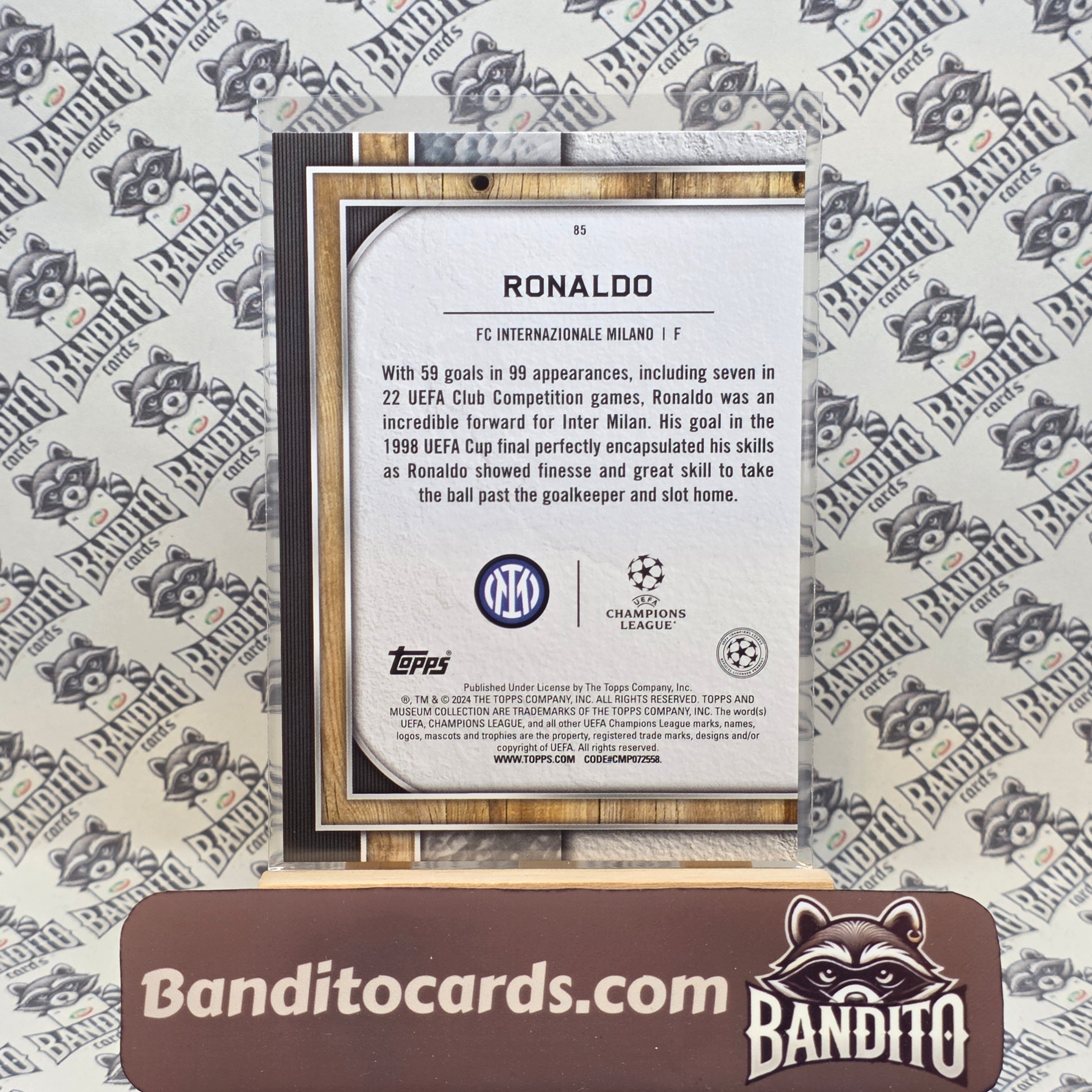 2024 Topps Museum Ronaldo /75 - Inter