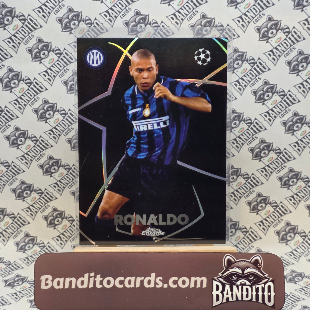2024 Topps Chrome UCL Ronaldo Shadow Etch - Inter