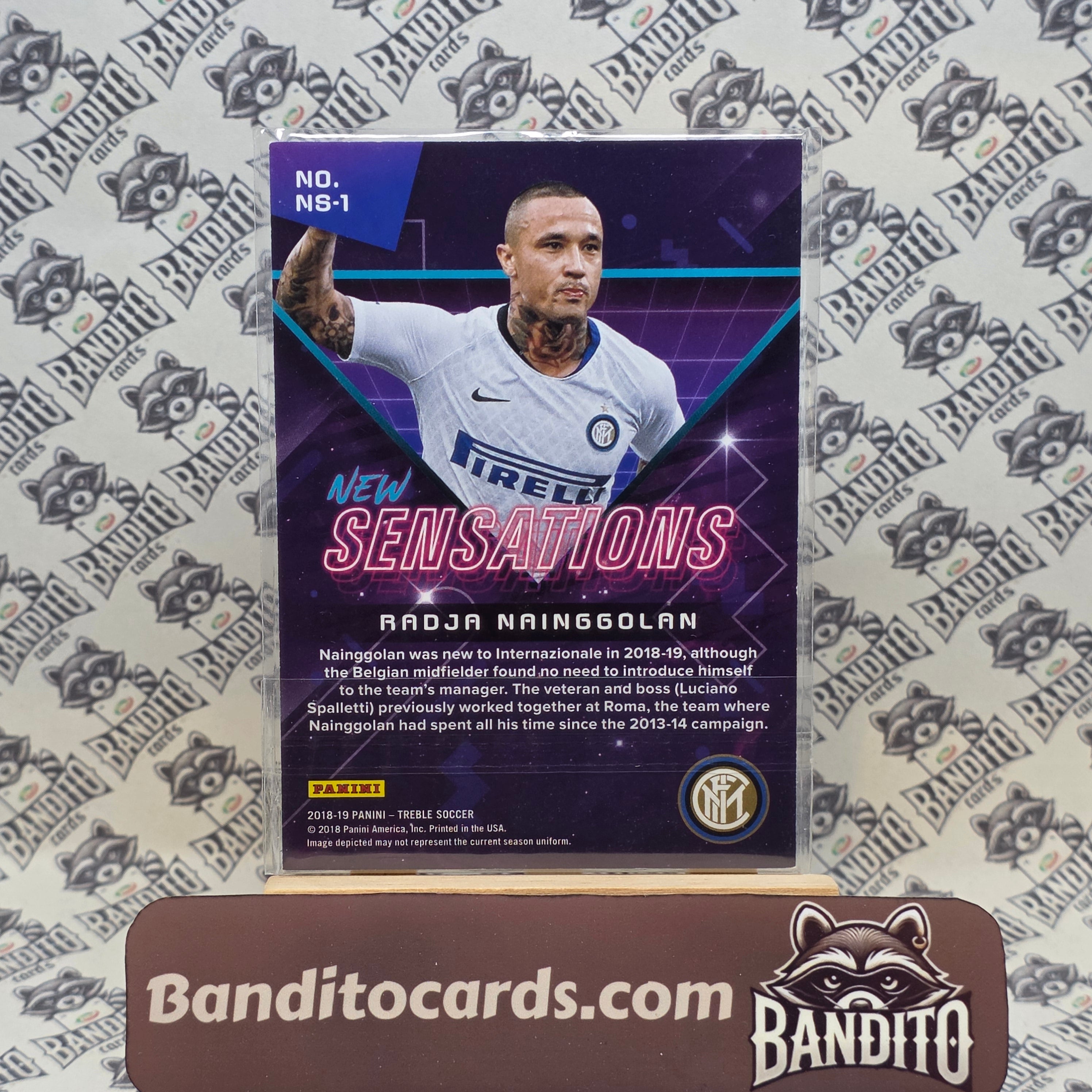 2018-19 Panini Treble Radja Nainggolan New Sensations /150 - Inter