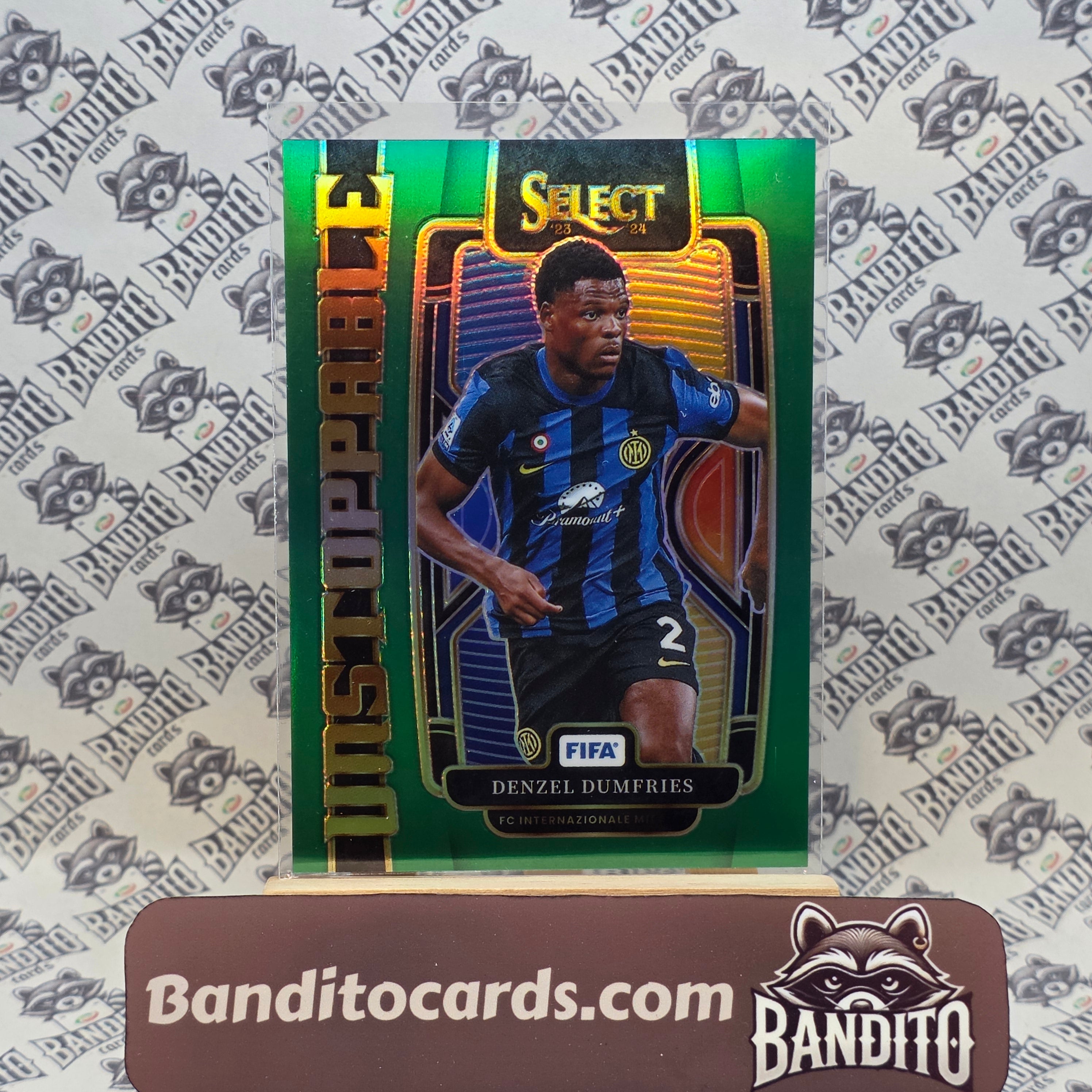 2023-24 Panini Select Denzel Dumfries Unstoppable /5 - Inter