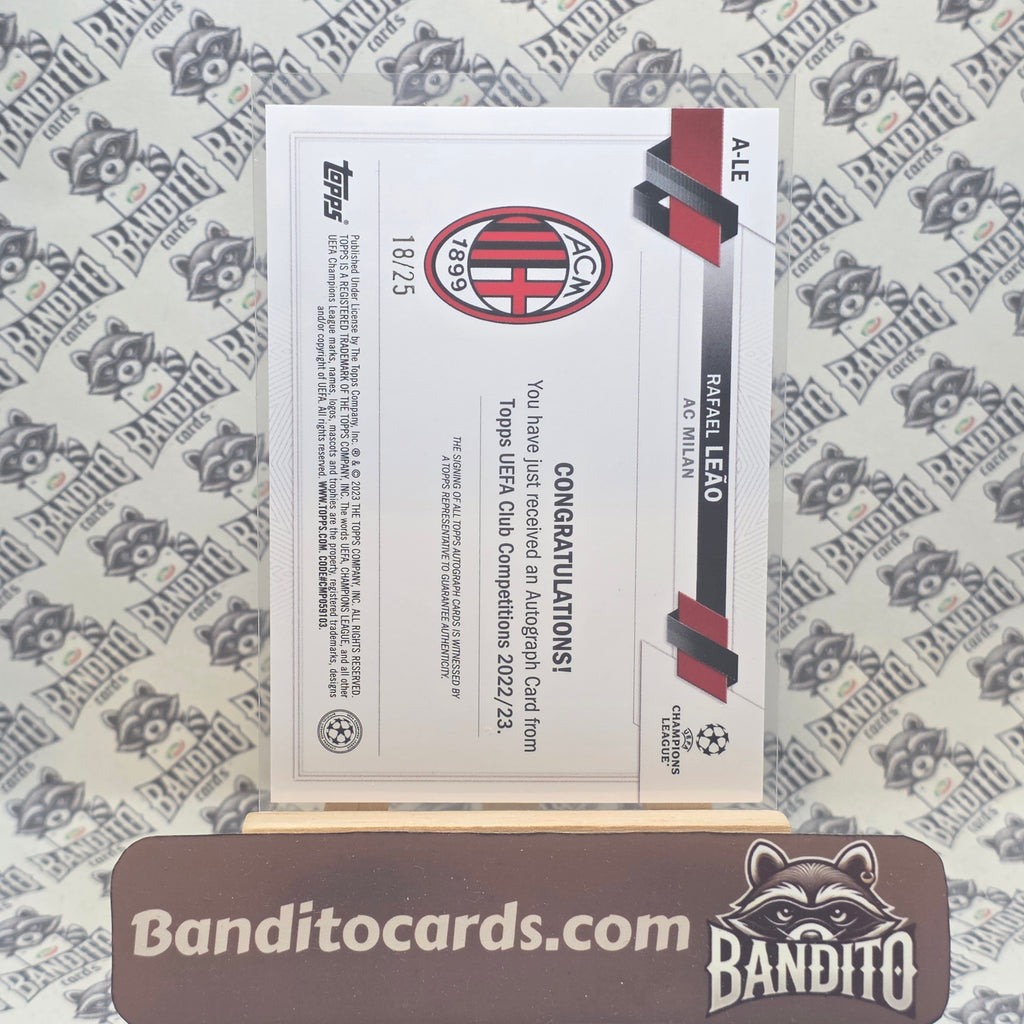 2022-23 Topps UCC Rafael Leao auto /25 - AC Milan