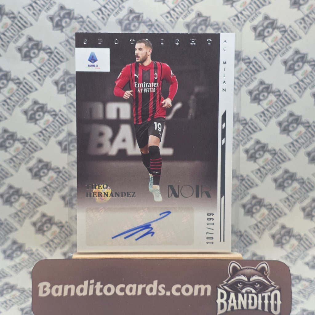 2021-22 Panini Chronicles Noir Theo Hernandez auto /199 - AC Milan