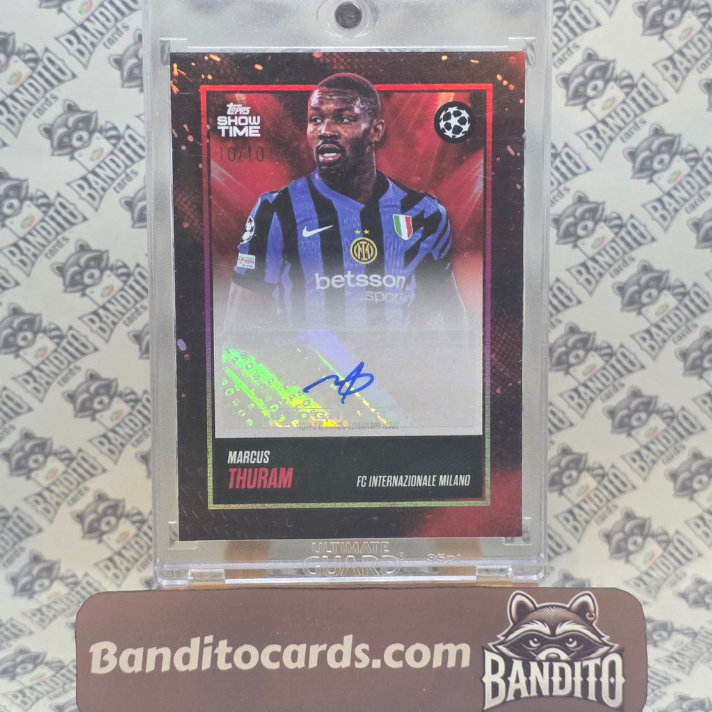 2025 Topps Showtime Marcus Thuram auto /10 - Inter