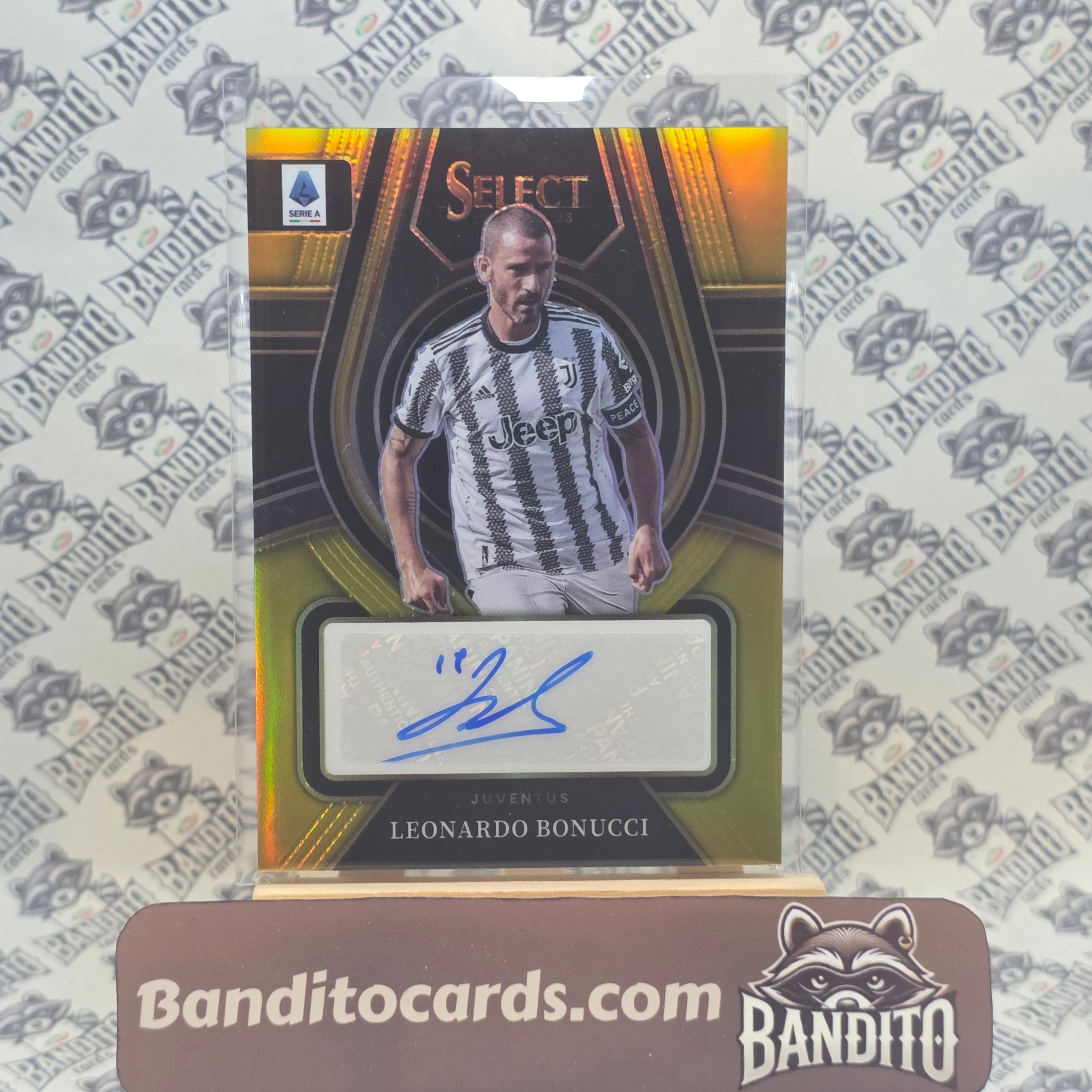 2022-23 Panini Select Serie A Leonardo Bonucci auto /10 - Juventus
