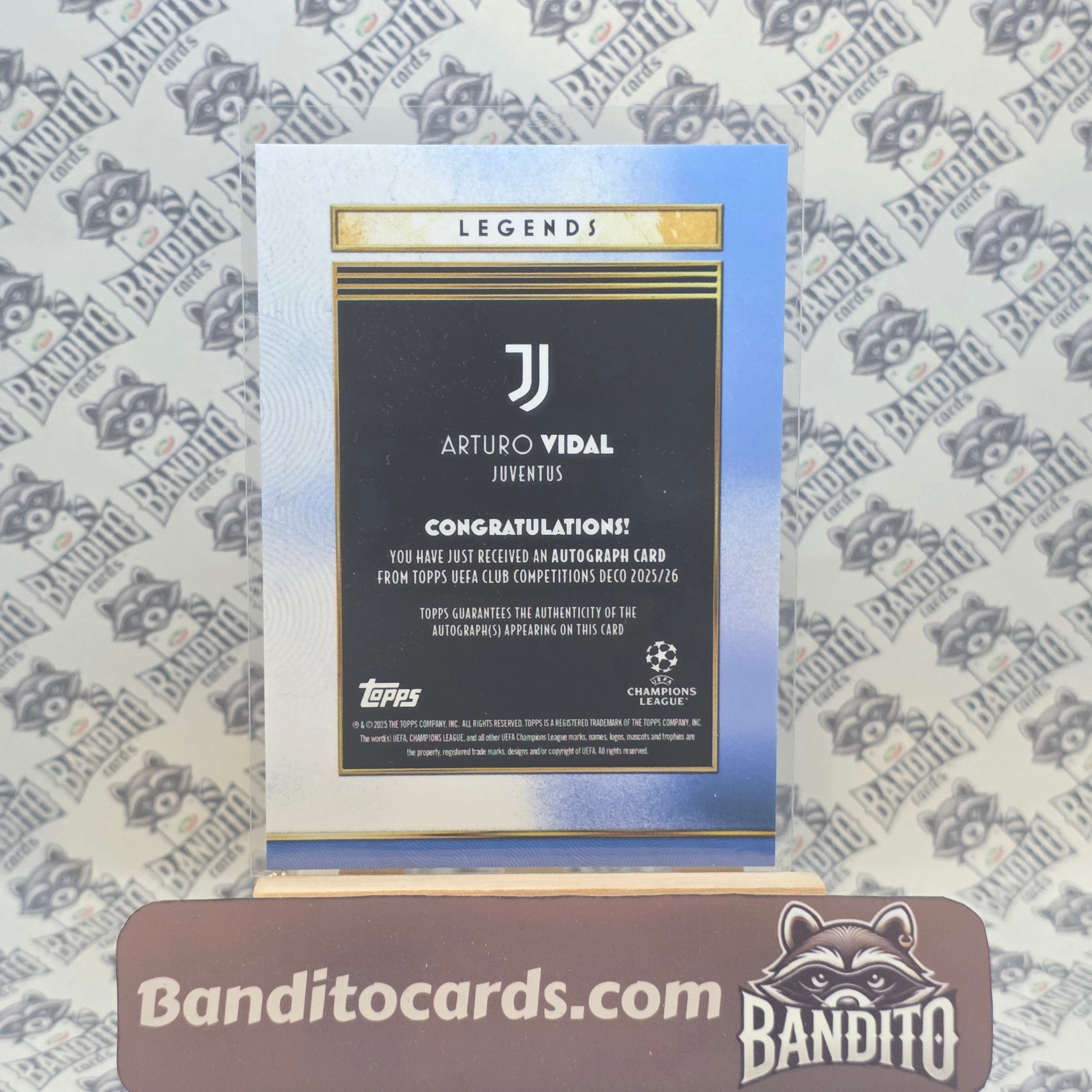 2024-25 Topps Deco Arturo Vidal auto /99 - Juventus