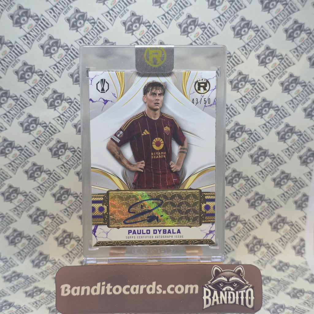 2024-25 Topps Reverence Paulo Dybala auto /50 - Roma