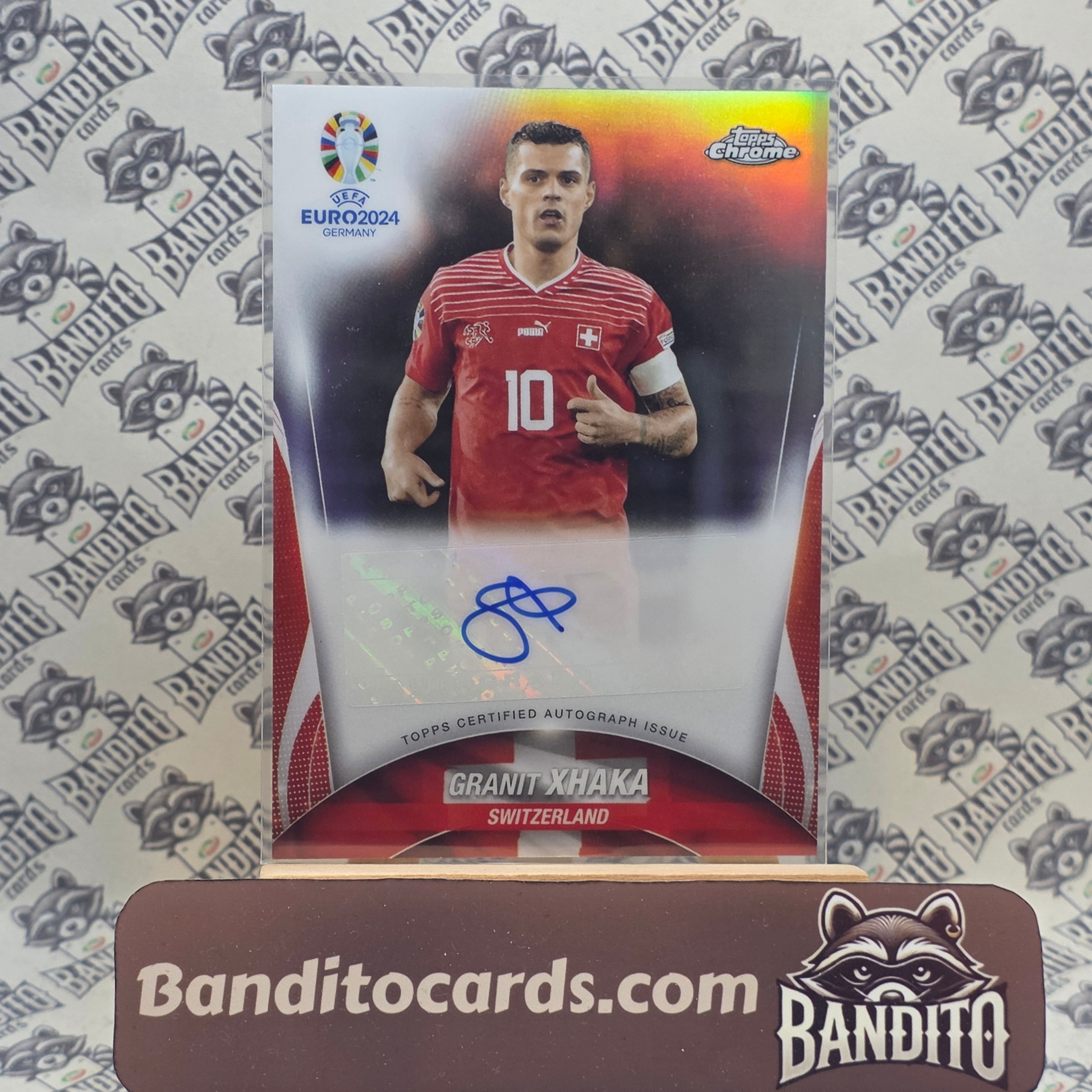 2023-24 Topps Chrome Granit Xhaka auto - Switzerland