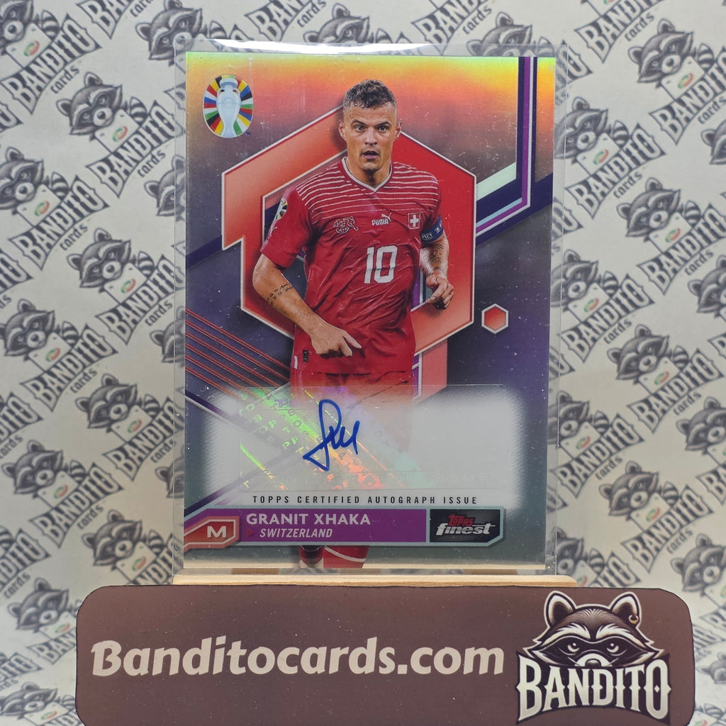 2023-24 Topps Finest Granit Xhaka auto - Switzerland
