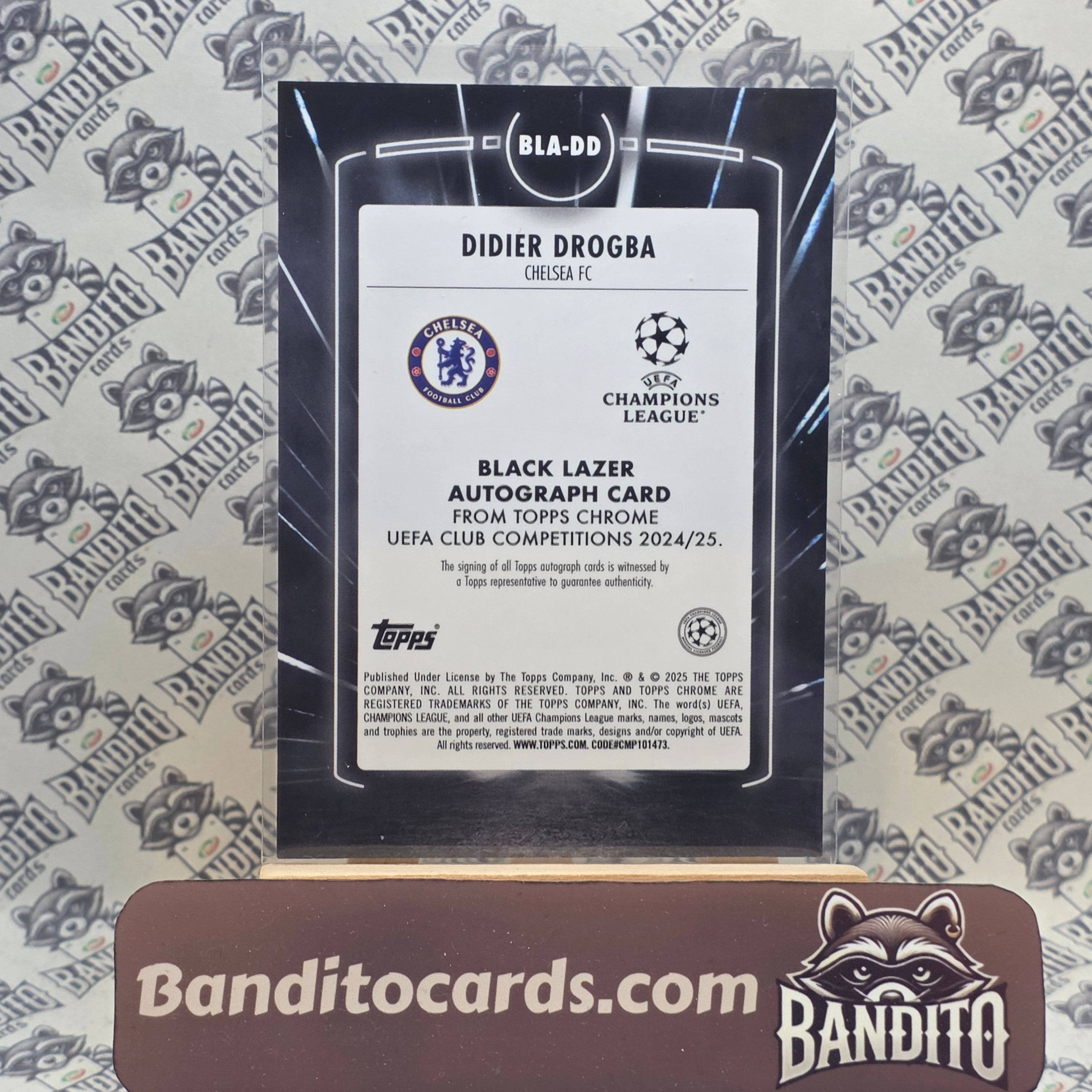 2025-26 Topps Chrome Didier Drogba auto /50 - Chelsea