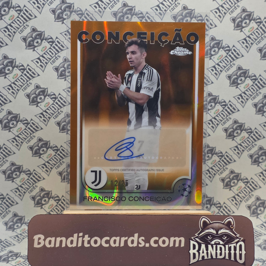 2024-25 Topps Chrome Francisco Conceicao auto /25 - Juventus