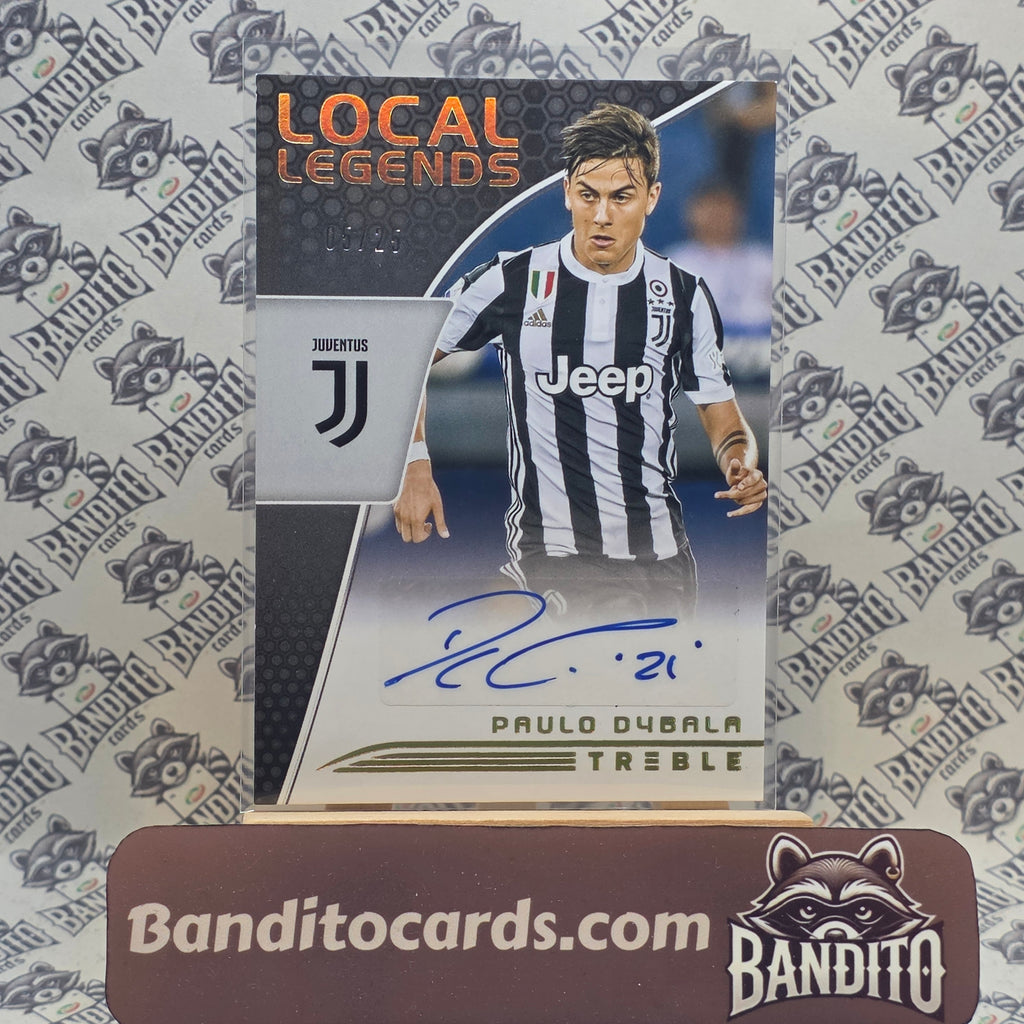 2018-19 Panini Treble Paulo Dybala auto /25 - Juventus