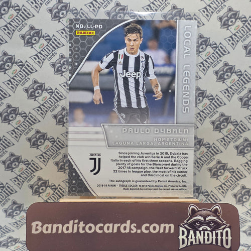 2018-19 Panini Treble Paulo Dybala auto /25 - Juventus