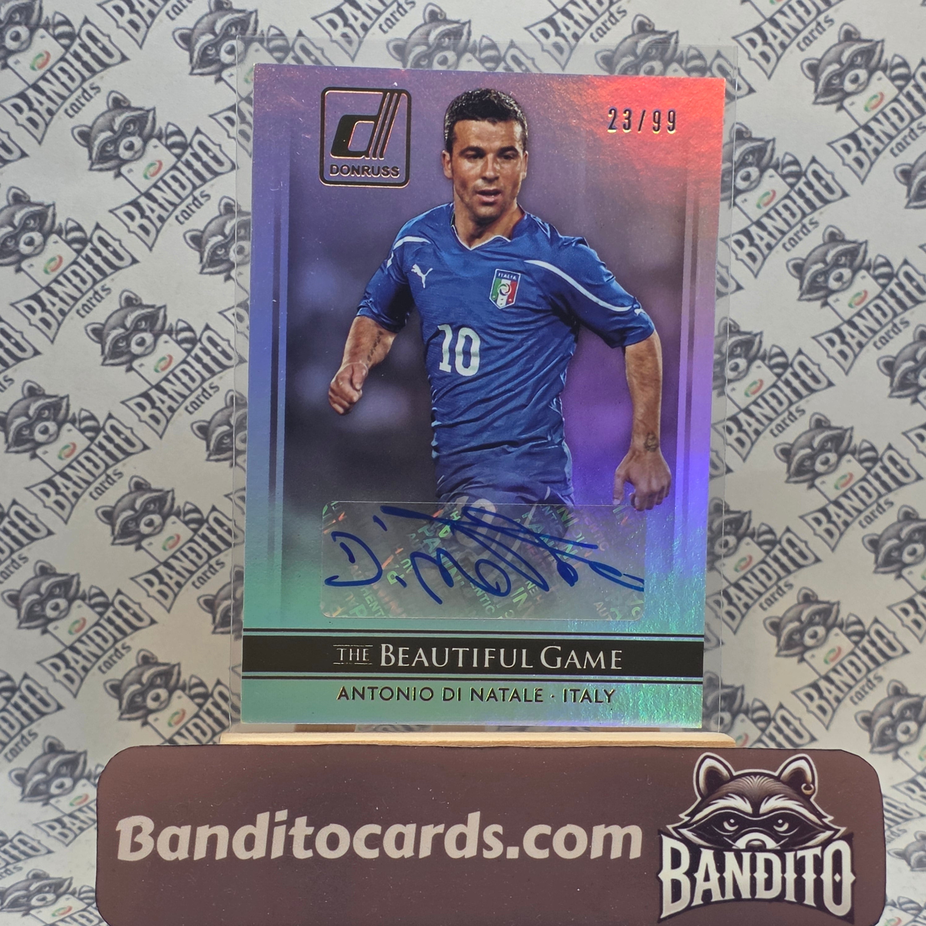 2015 Panini Donruss Antonio Di Natale auto /99 - Italy