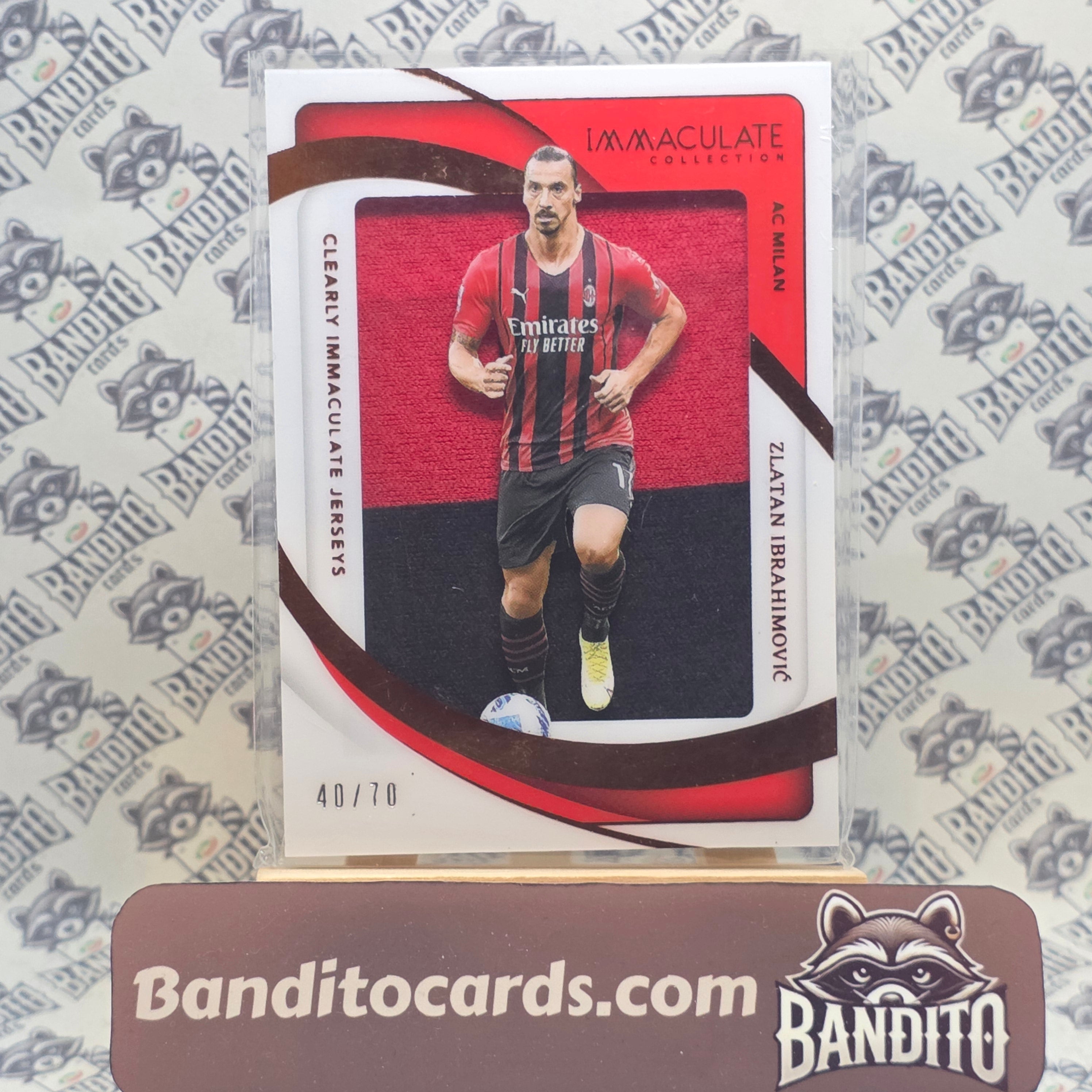 2024-25 Panini Immaculate Zlatan Ibrahimovic patch /70 - AC Milan