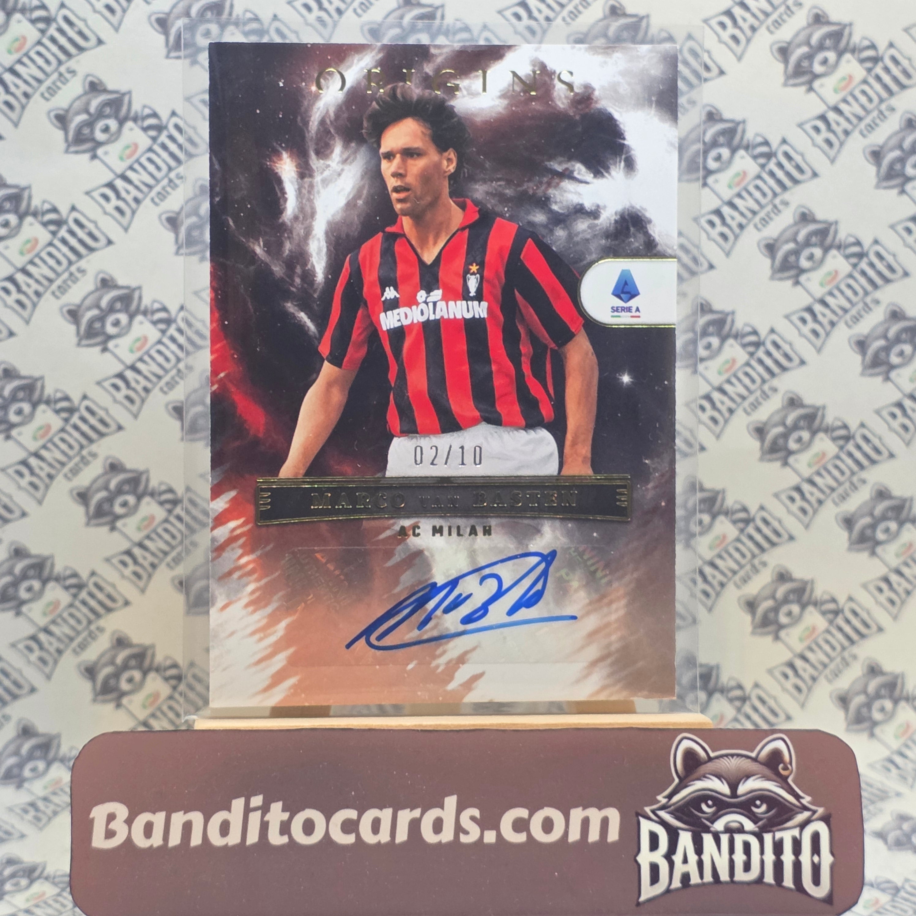 2022-23 Panini Chronicles Origins Marco van Basten auto /10 - AC Milan