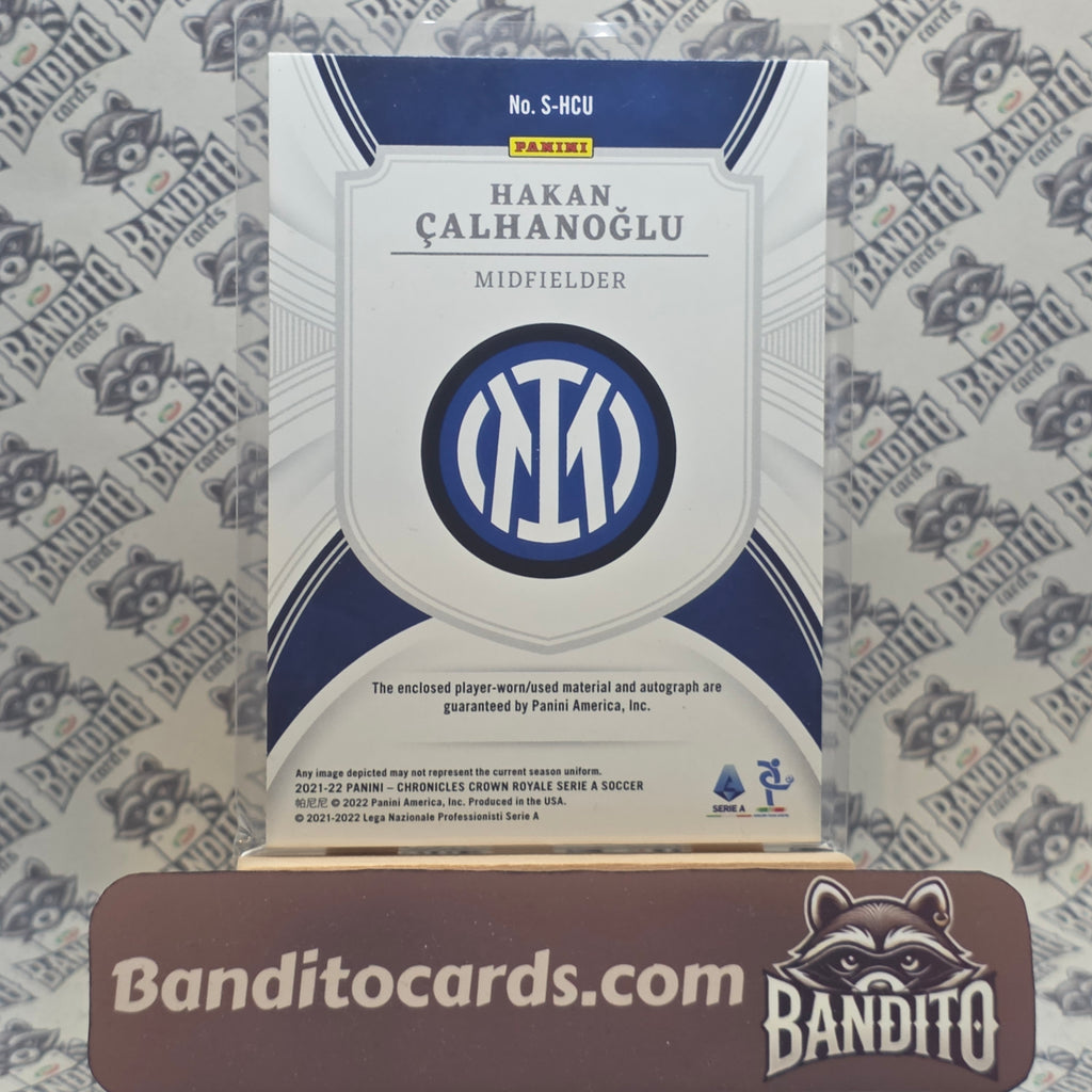 2021-22 Panini Chronicles Crown Hakan Calhanoglu patch auto /94 - Inter