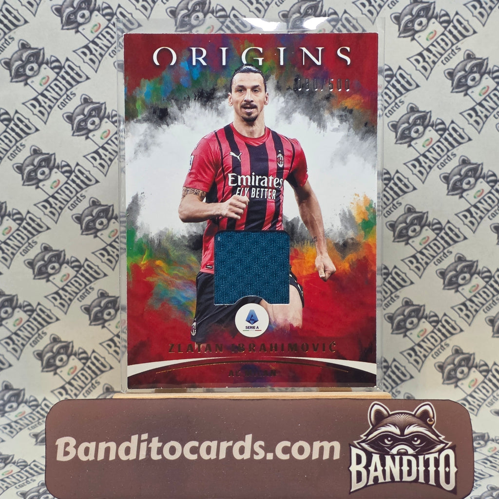 2021-22 Panini Chronicles Origins Zlatan Ibrahimovic patch /500 - AC Milan