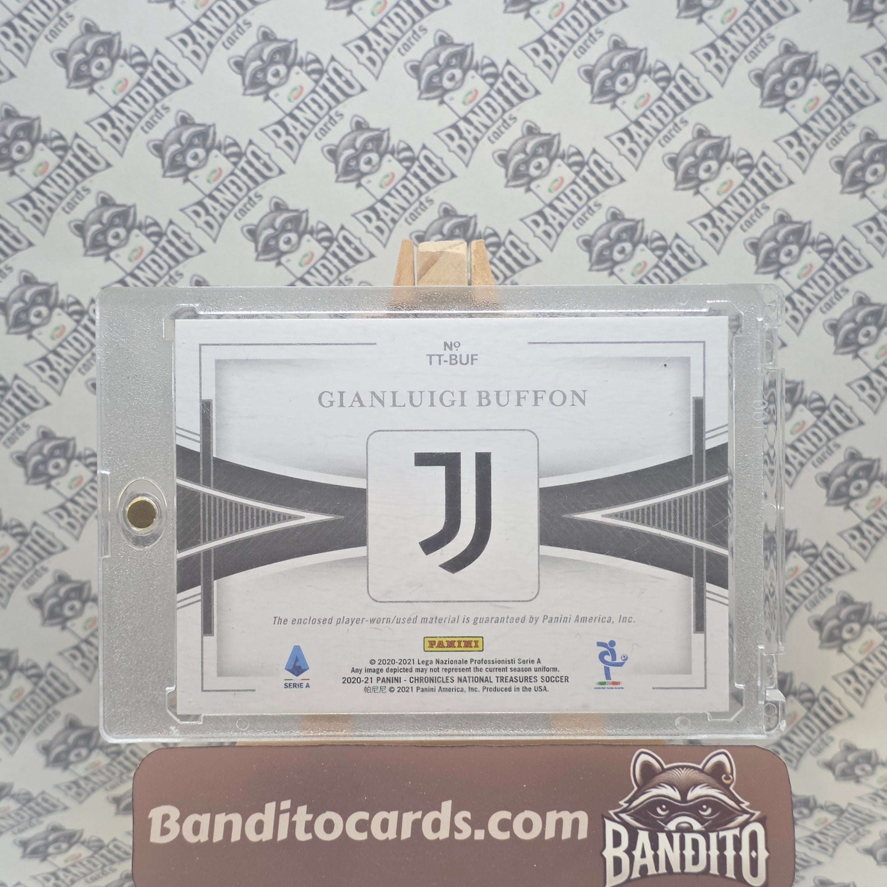 2020-21 Panini National Treasure Gianluigi Buffon patch /500 - Juventus