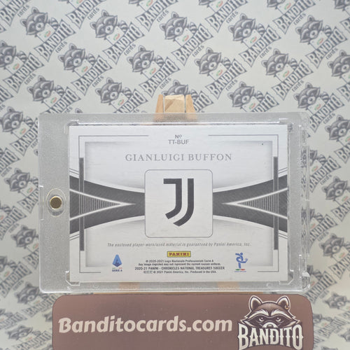 2020-21 Panini National Treasure Gianluigi Buffon patch /500 - Juventus
