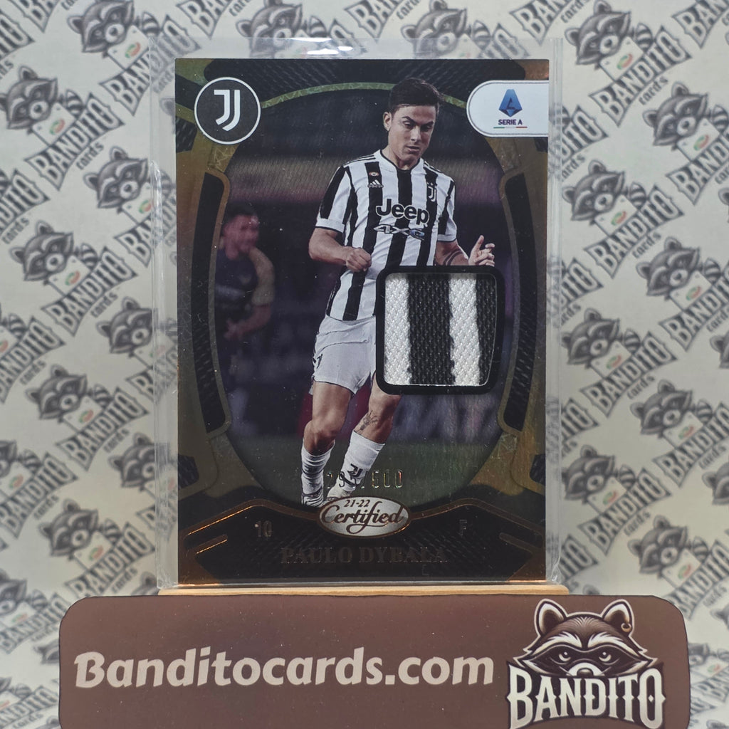 2021-2022 Panini Chronicles Paulo Dybala patch /500 - Juventus