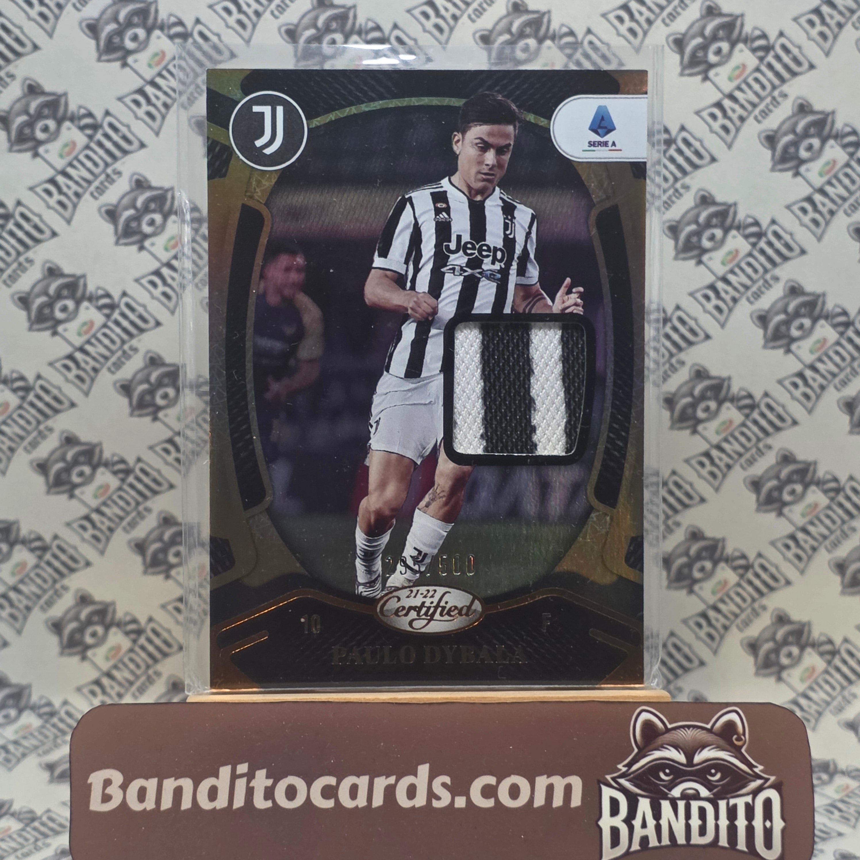 2021-2022 Panini Chronicles Paulo Dybala patch /500 - Juventus