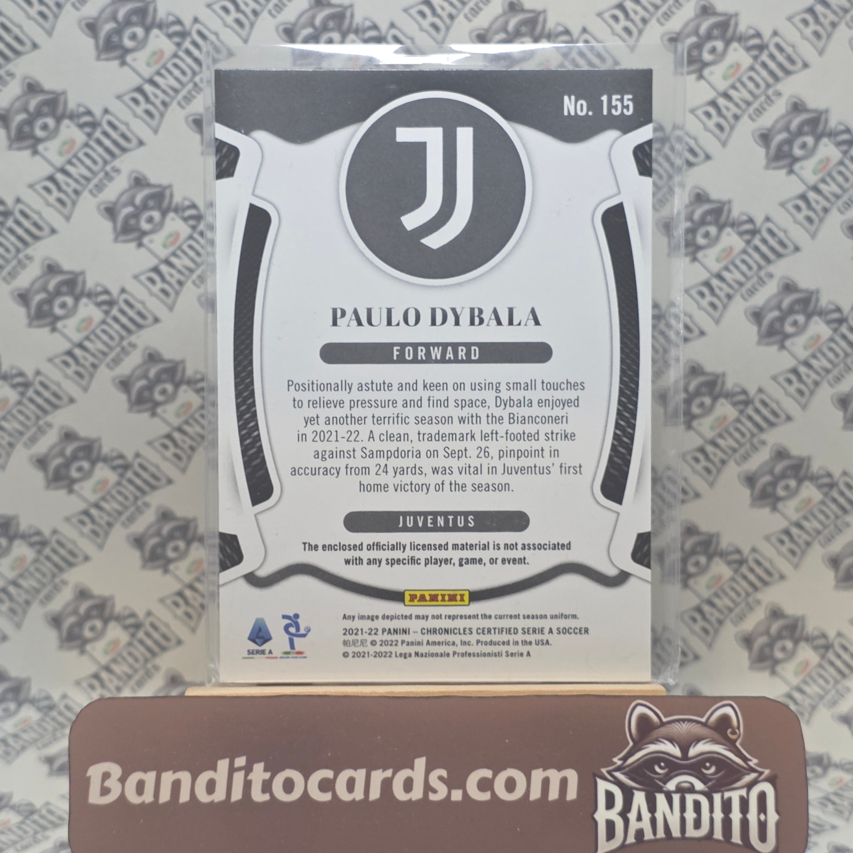2021-2022 Panini Chronicles Paulo Dybala patch /500 - Juventus