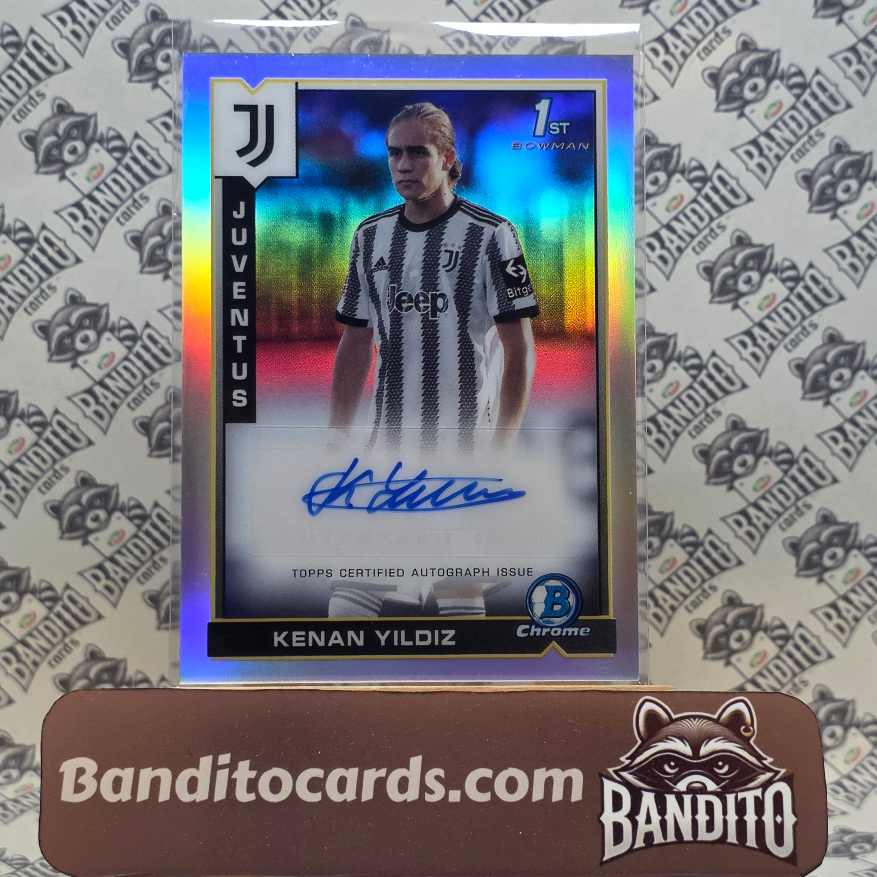 2022-23 Topps Team Set Kenan Yildiz rc auto 1st Bowman - Juventus