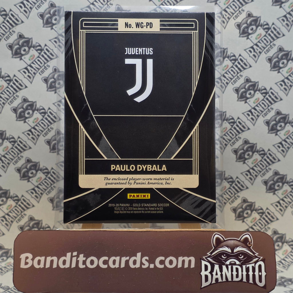 2019-20 Panini Gold Paulo Dybala patch /29 - Juventus