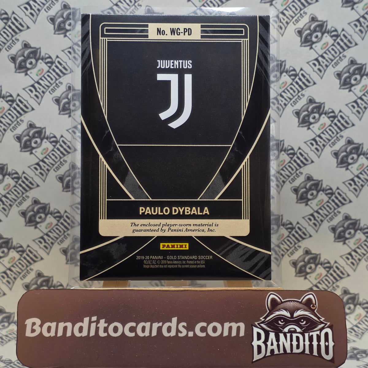 2019-20 Panini Gold Paulo Dybala patch /29 - Juventus