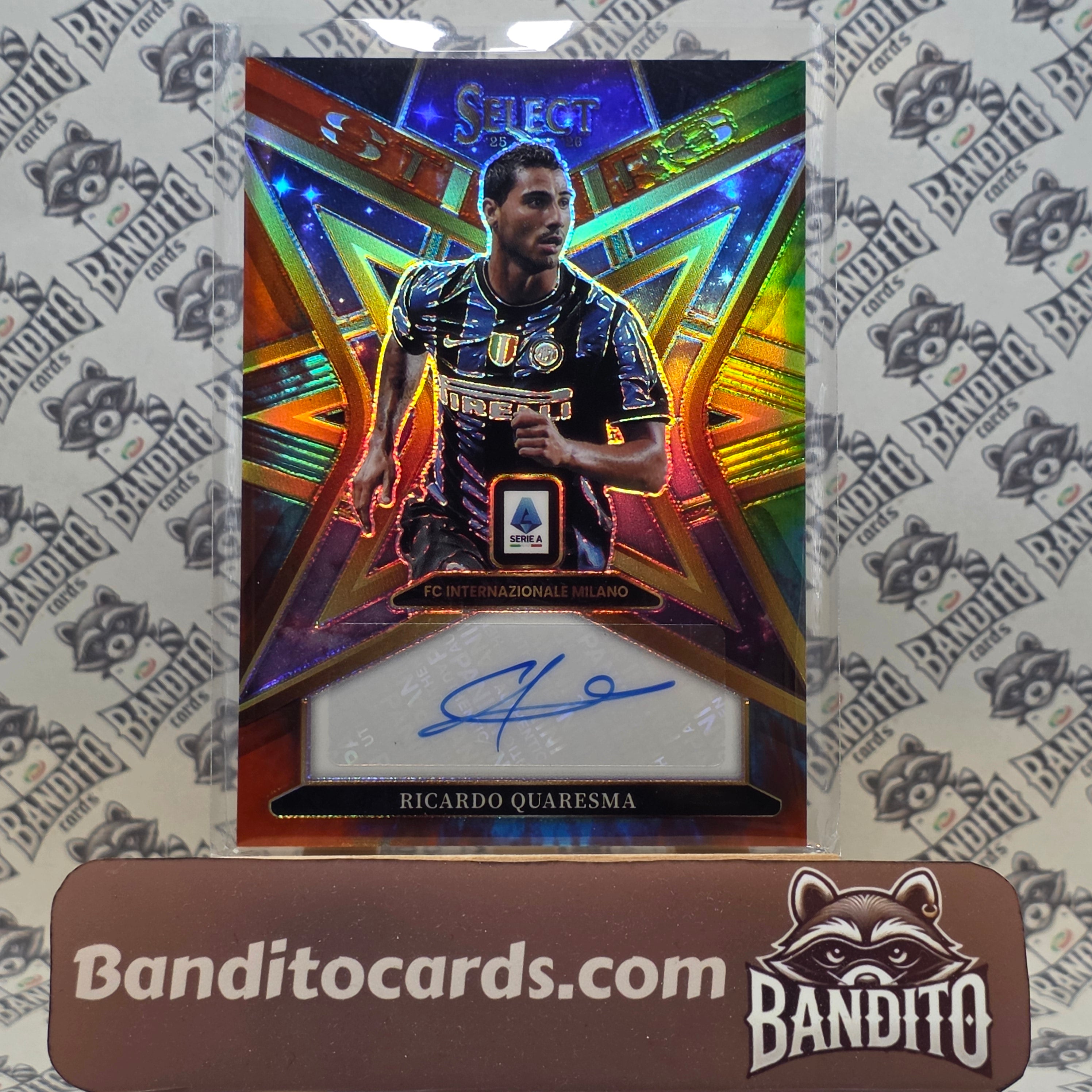 2025-26 Panini Select Serie A Ricardo Quaresma auto /25 - Inter