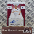 2021-22 Panini National Treasures Francesco Totti auto /99 - Roma