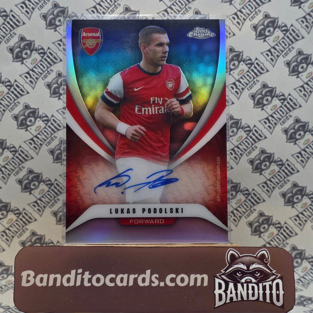 2025-26 Topps Chrome Lucas Podolski auto - Arsenal