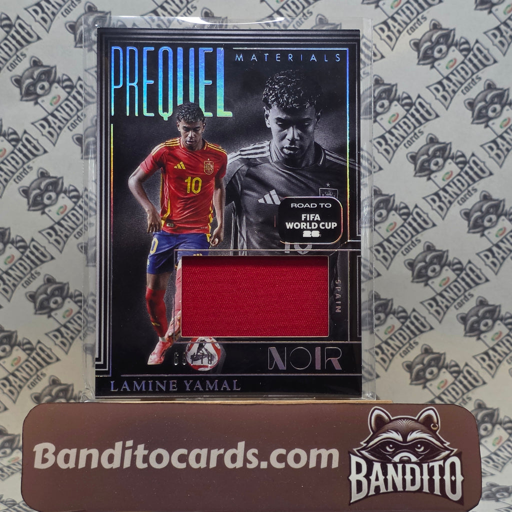 2025-26 Panini Noir Lamine Yamal Patch /70 - Spain