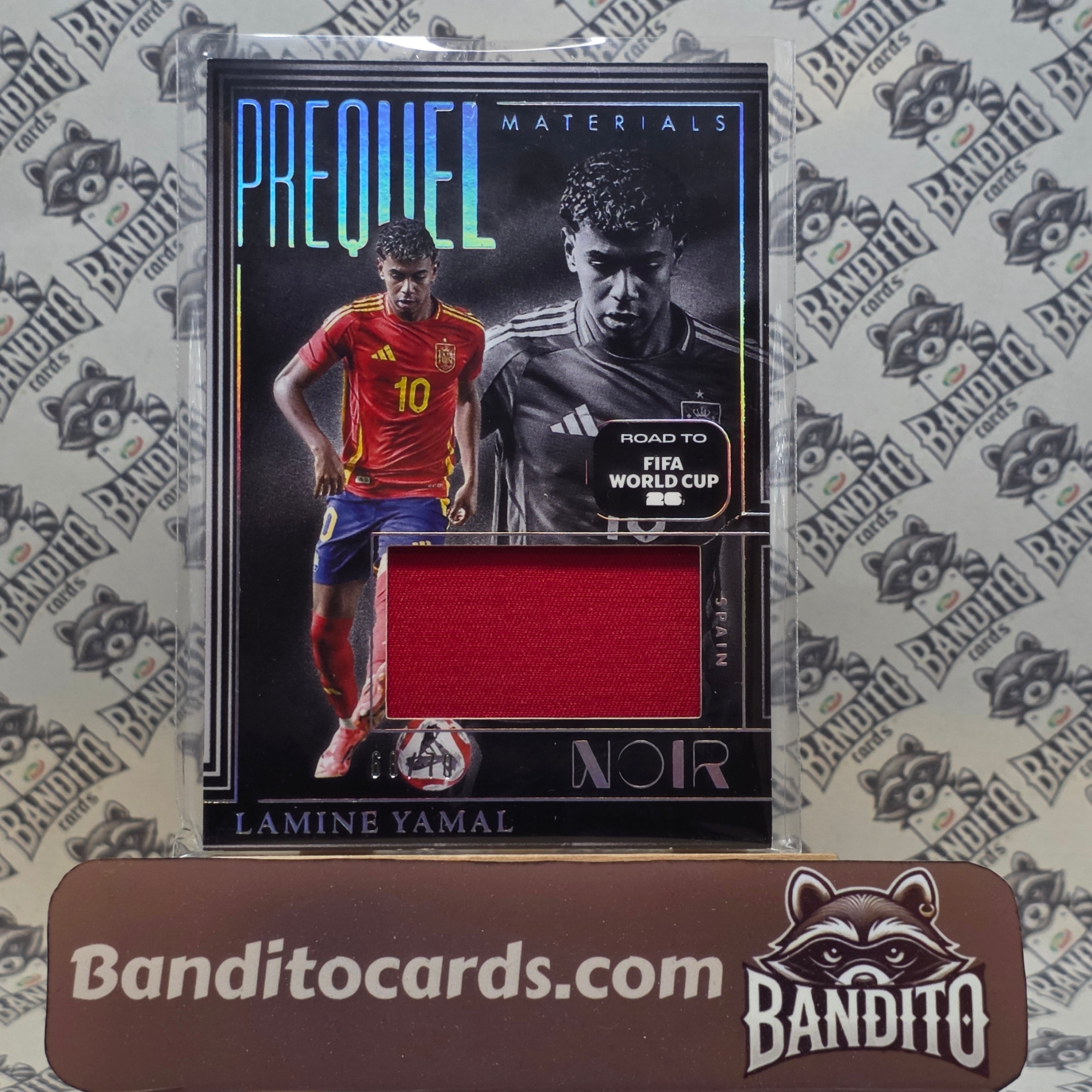 2025-26 Panini Noir Lamine Yamal Patch /70 - Spain