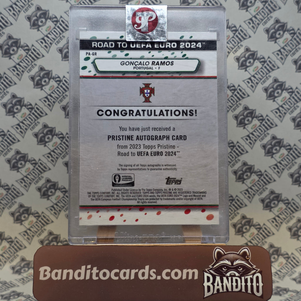 2024 Topps Pristine Goncalo Ramos auto national debut - Portugal